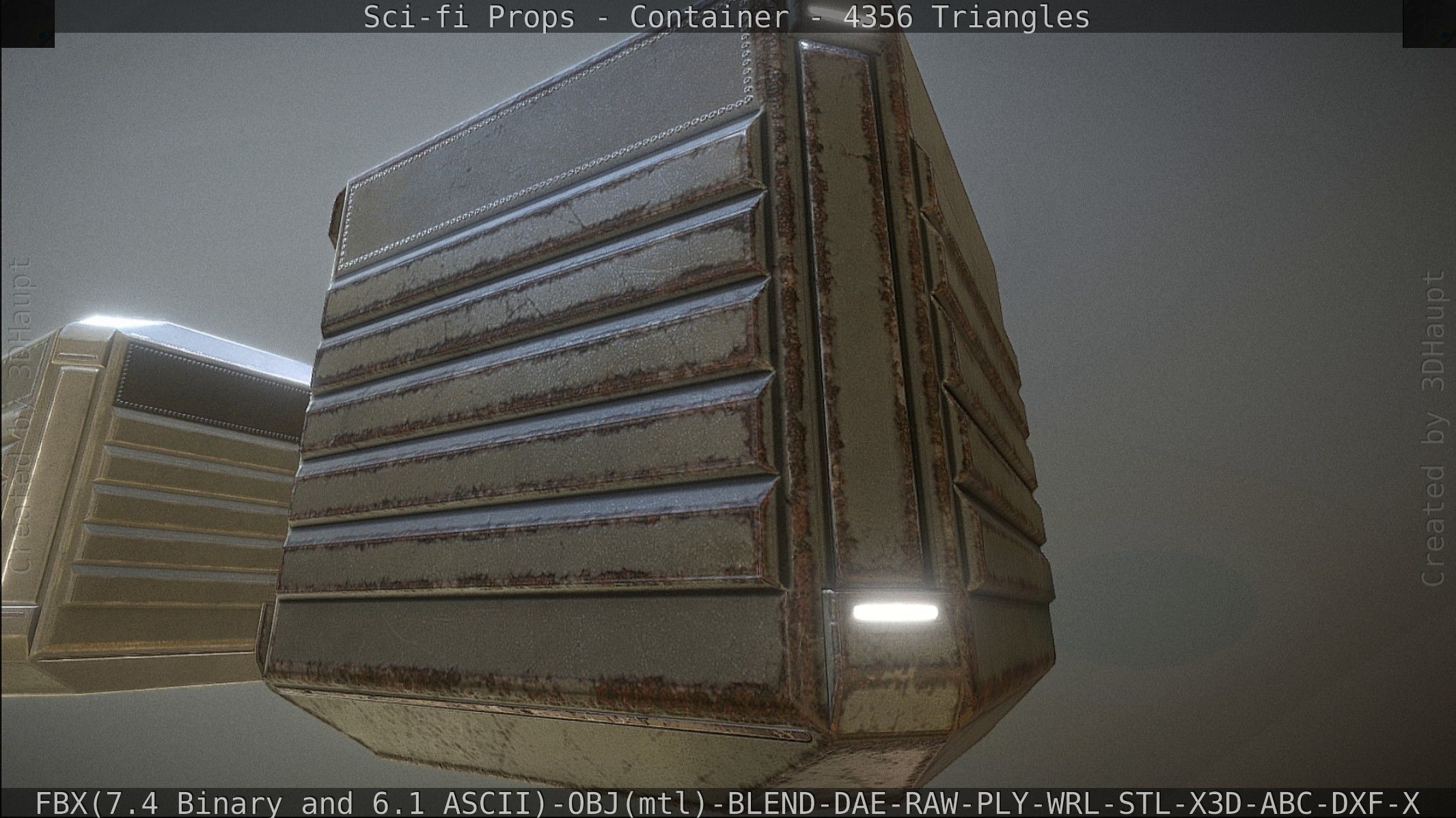 Sci-fi Props Low-poly 3D model_67