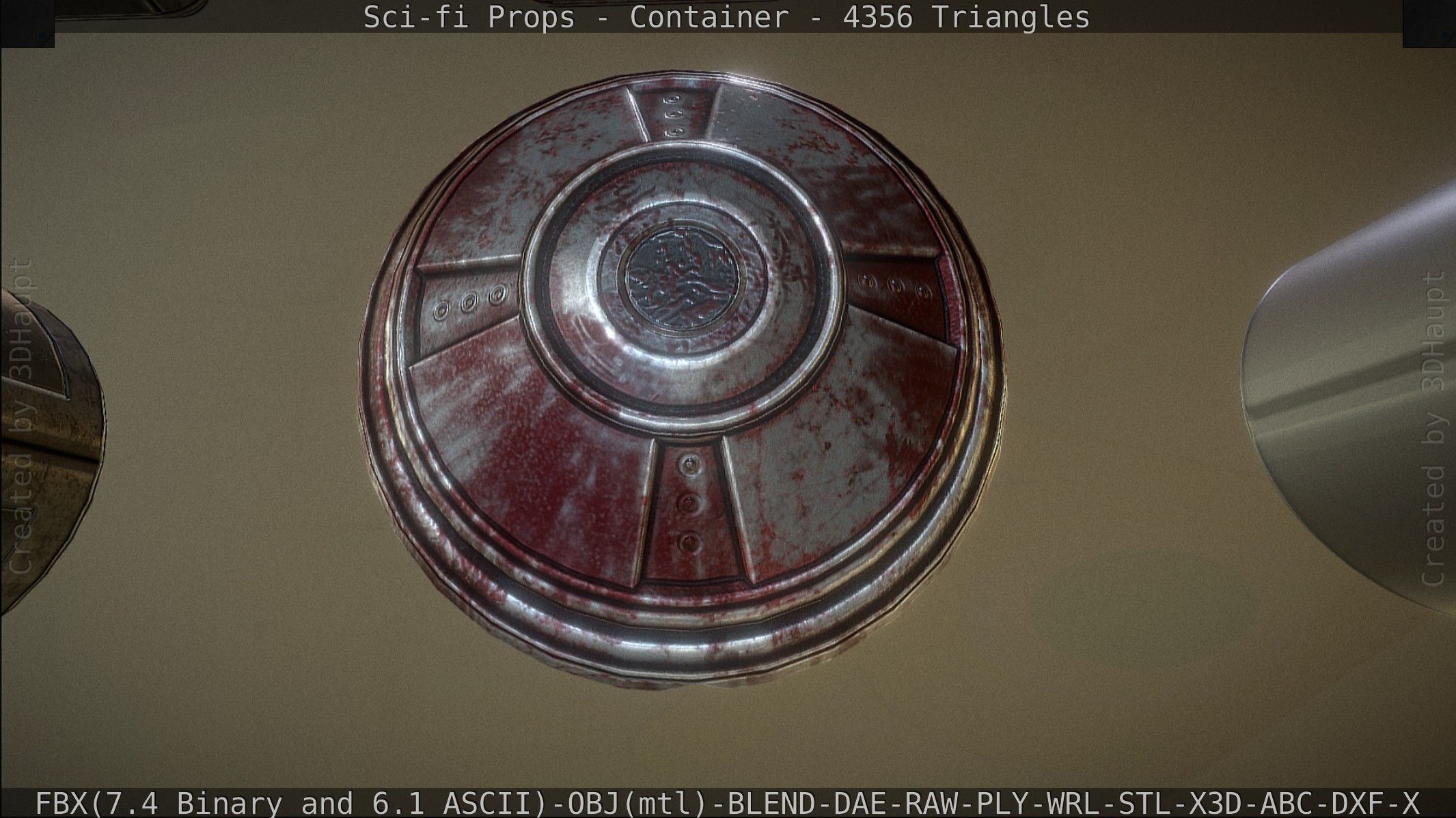 Sci-fi Props Low-poly 3D model_110