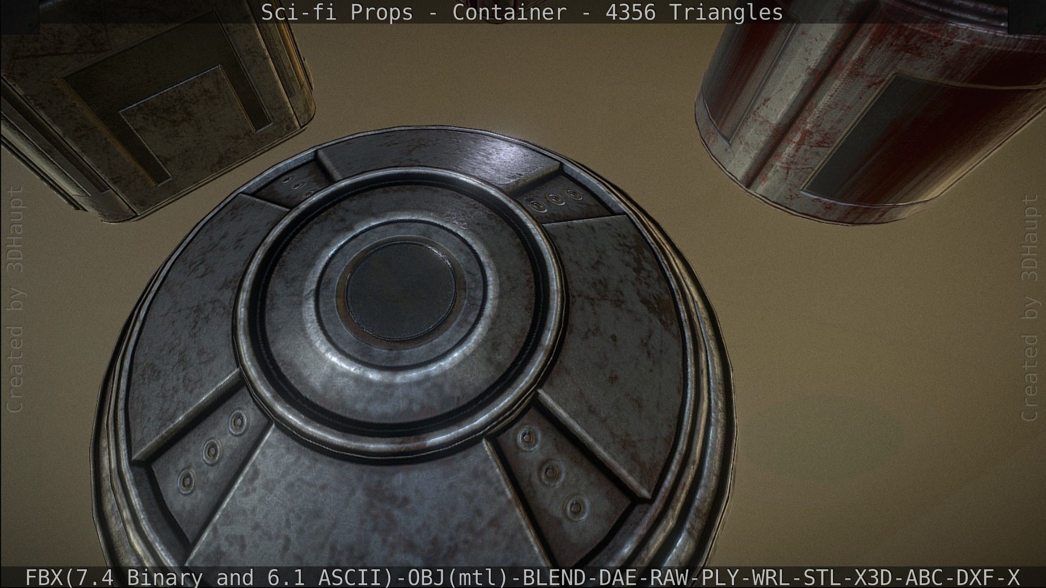 Sci-fi Props Low-poly 3D model_97