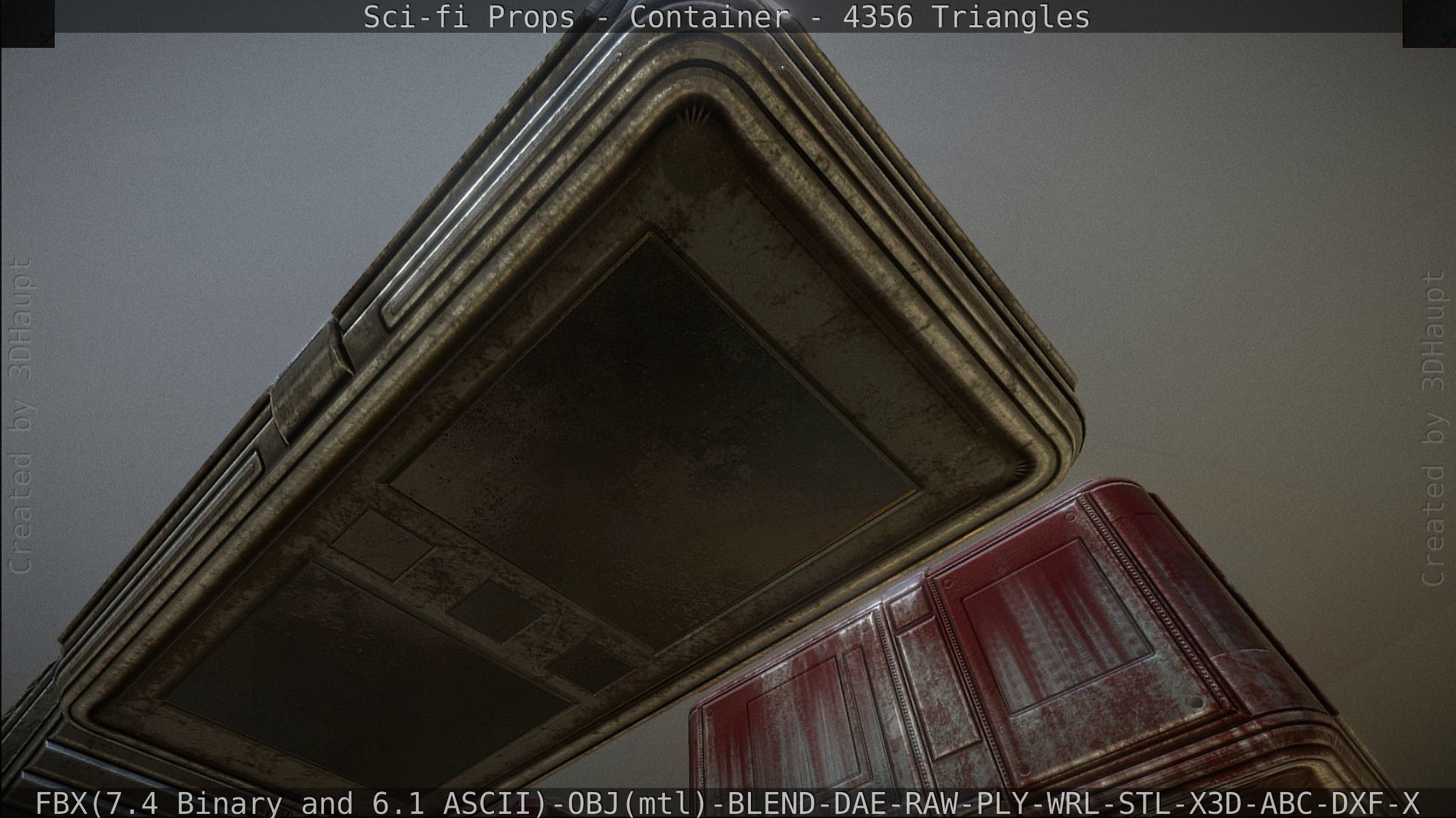 Sci-fi Props Low-poly 3D model_94