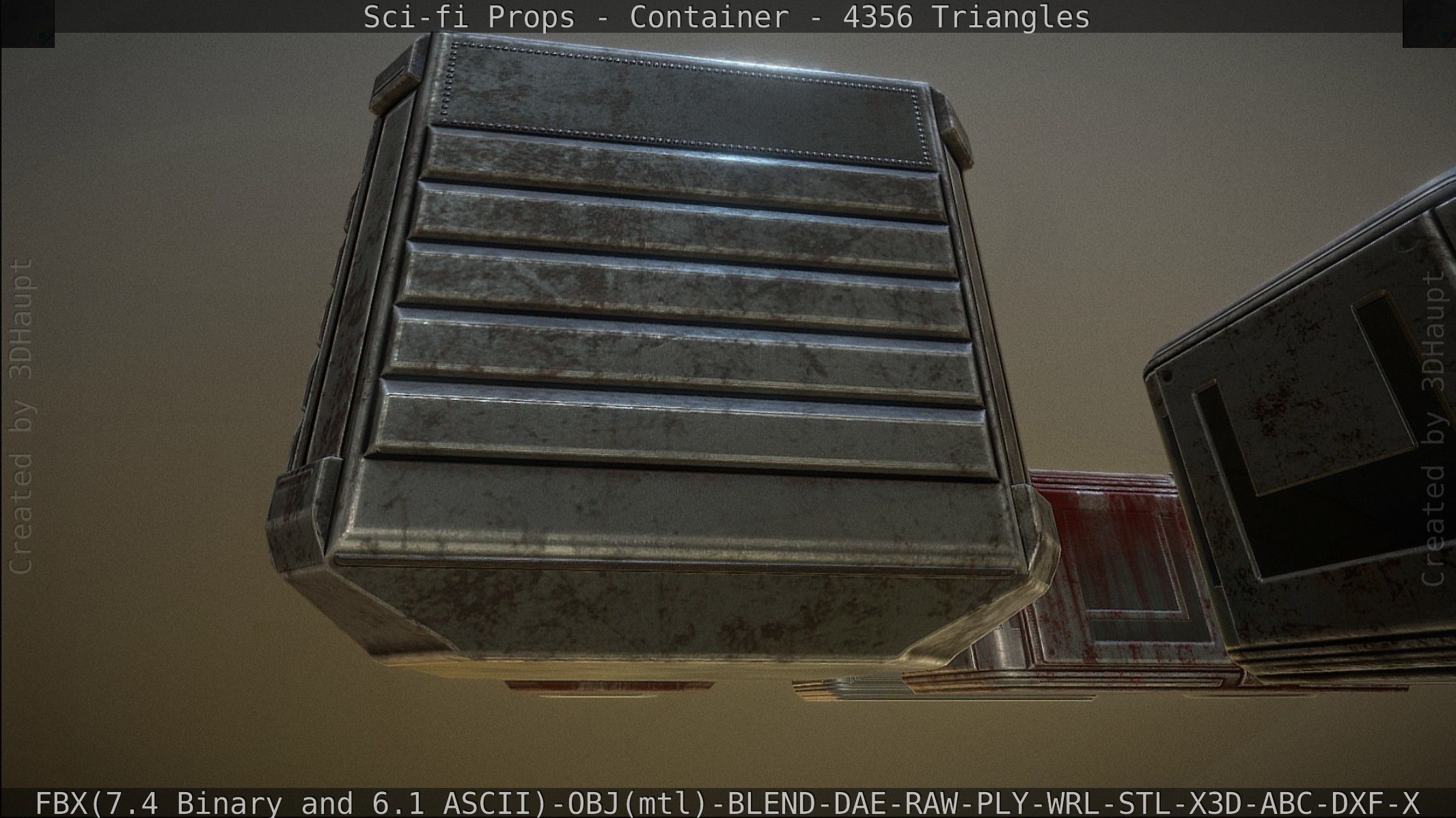 Sci-fi Props Low-poly 3D model_77