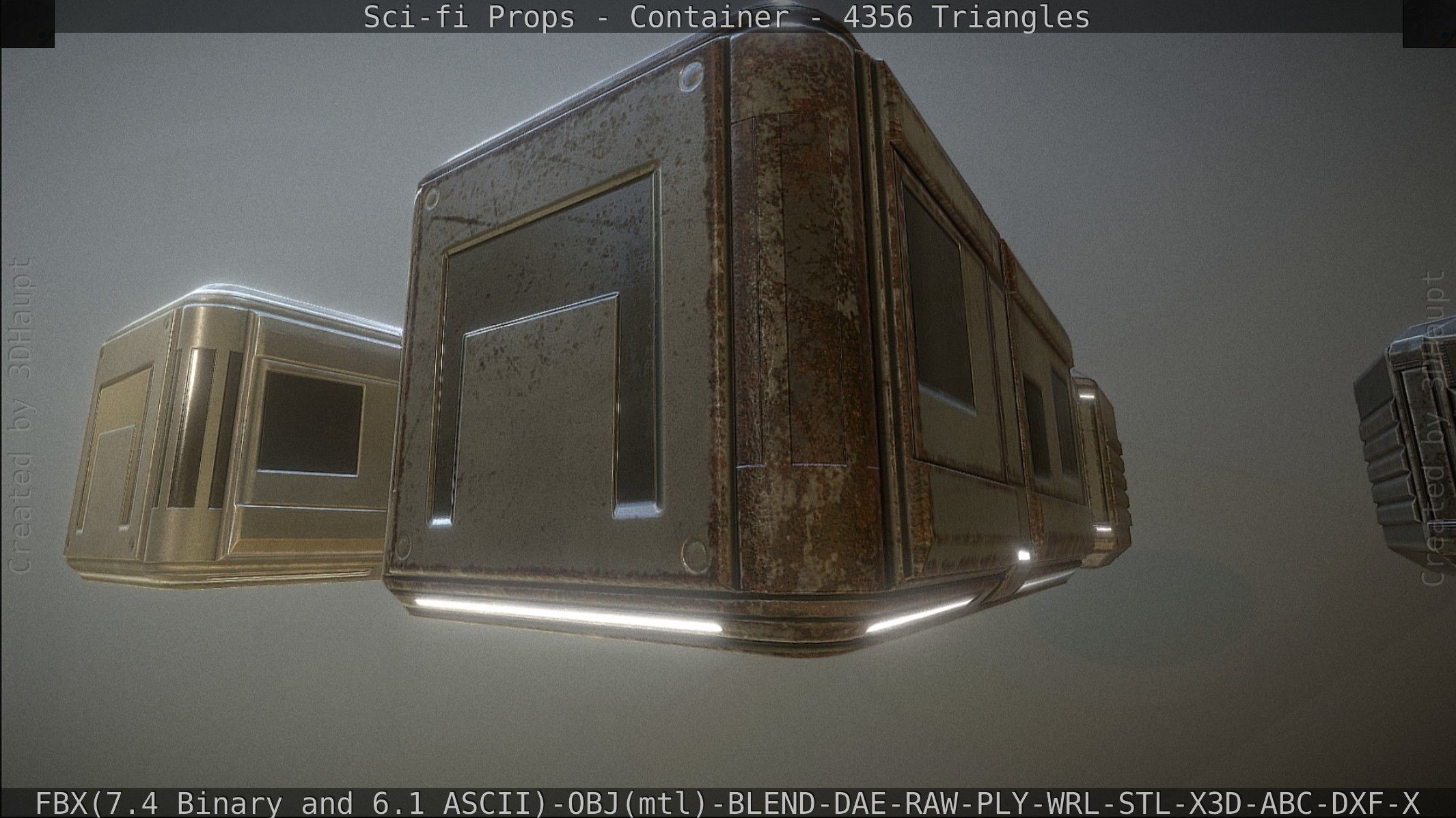 Sci-fi Props Low-poly 3D model_50