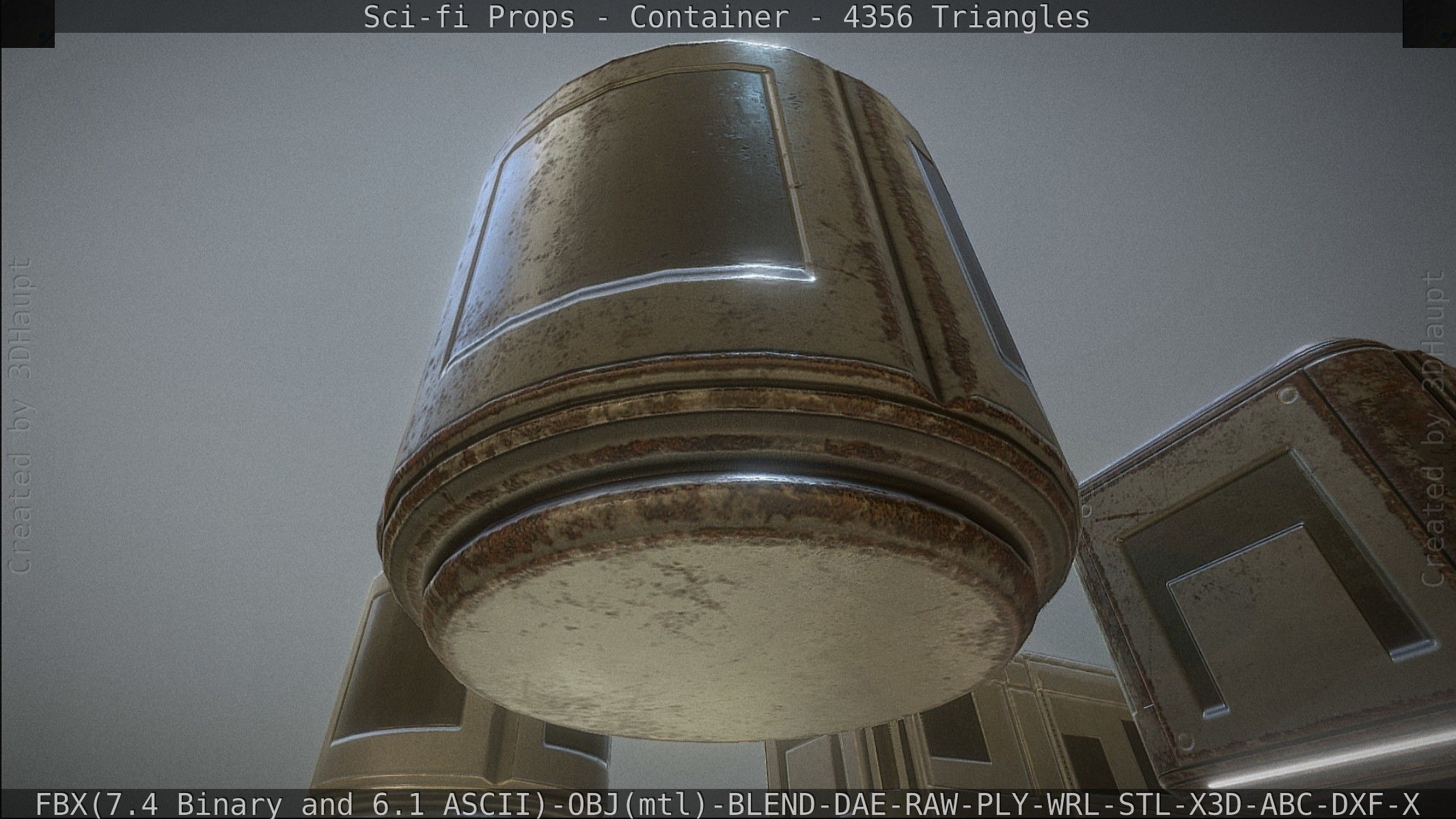 Sci-fi Props Low-poly 3D model_40