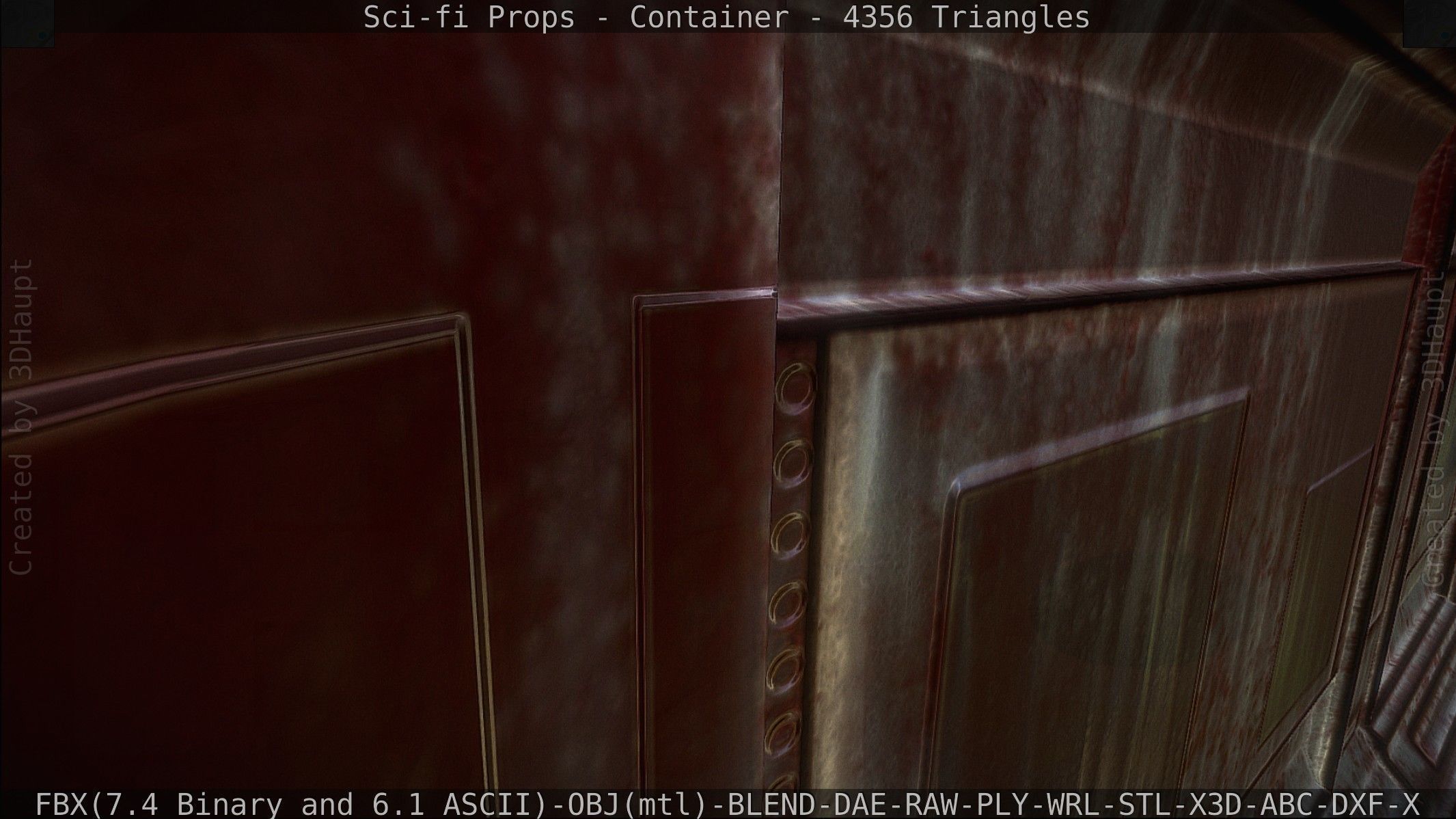 Sci-fi Props Low-poly 3D model_151