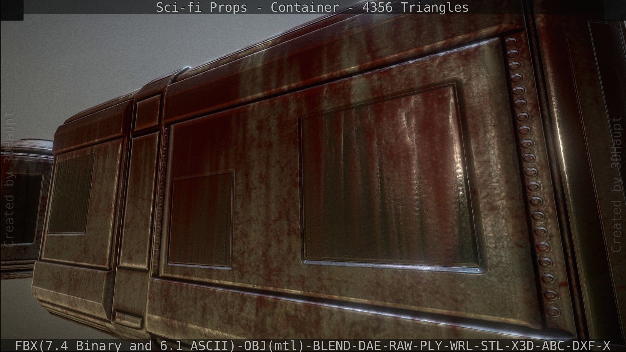 Sci-fi Props Low-poly 3D model_129