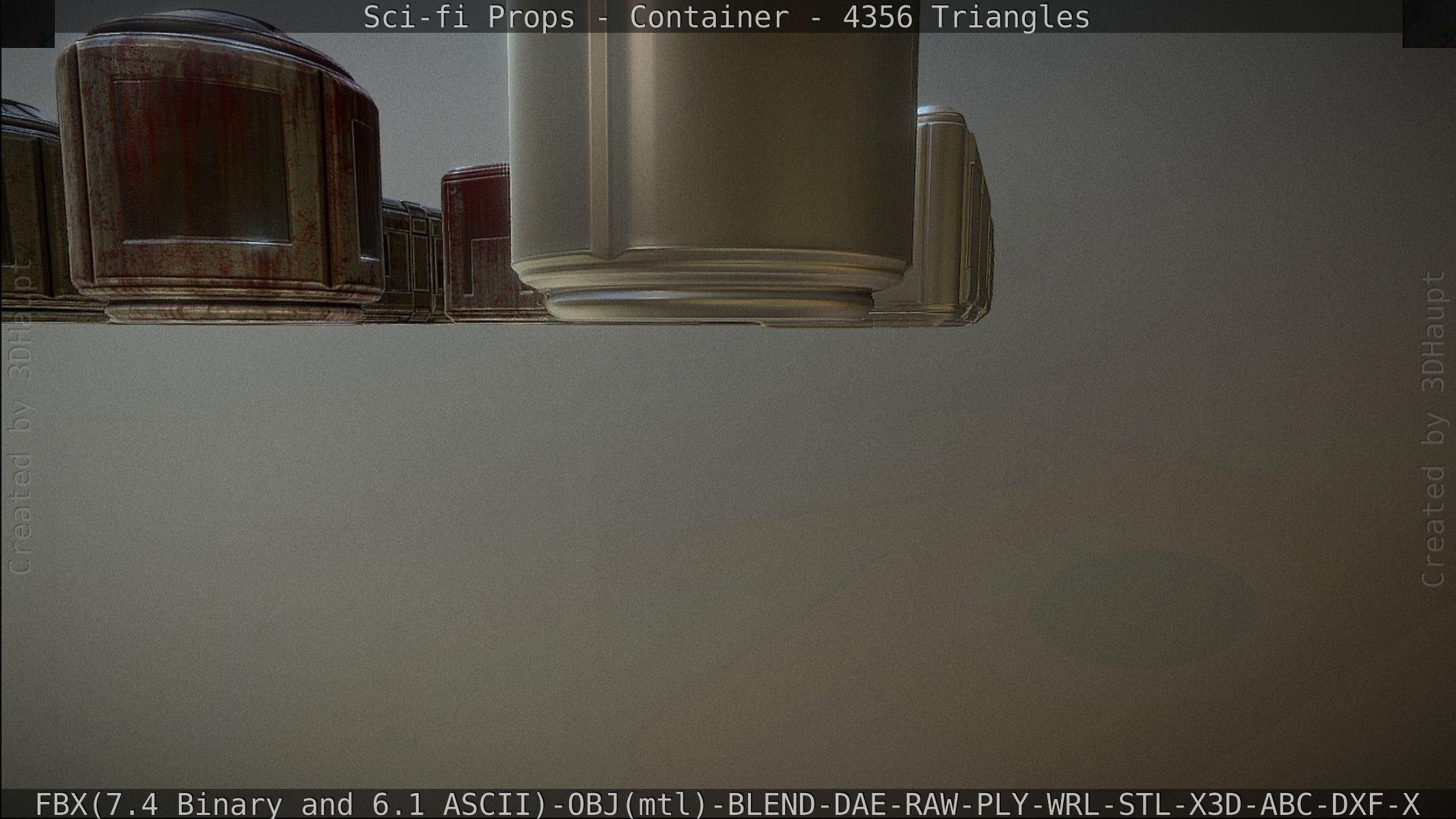 Sci-fi Props Low-poly 3D model_157