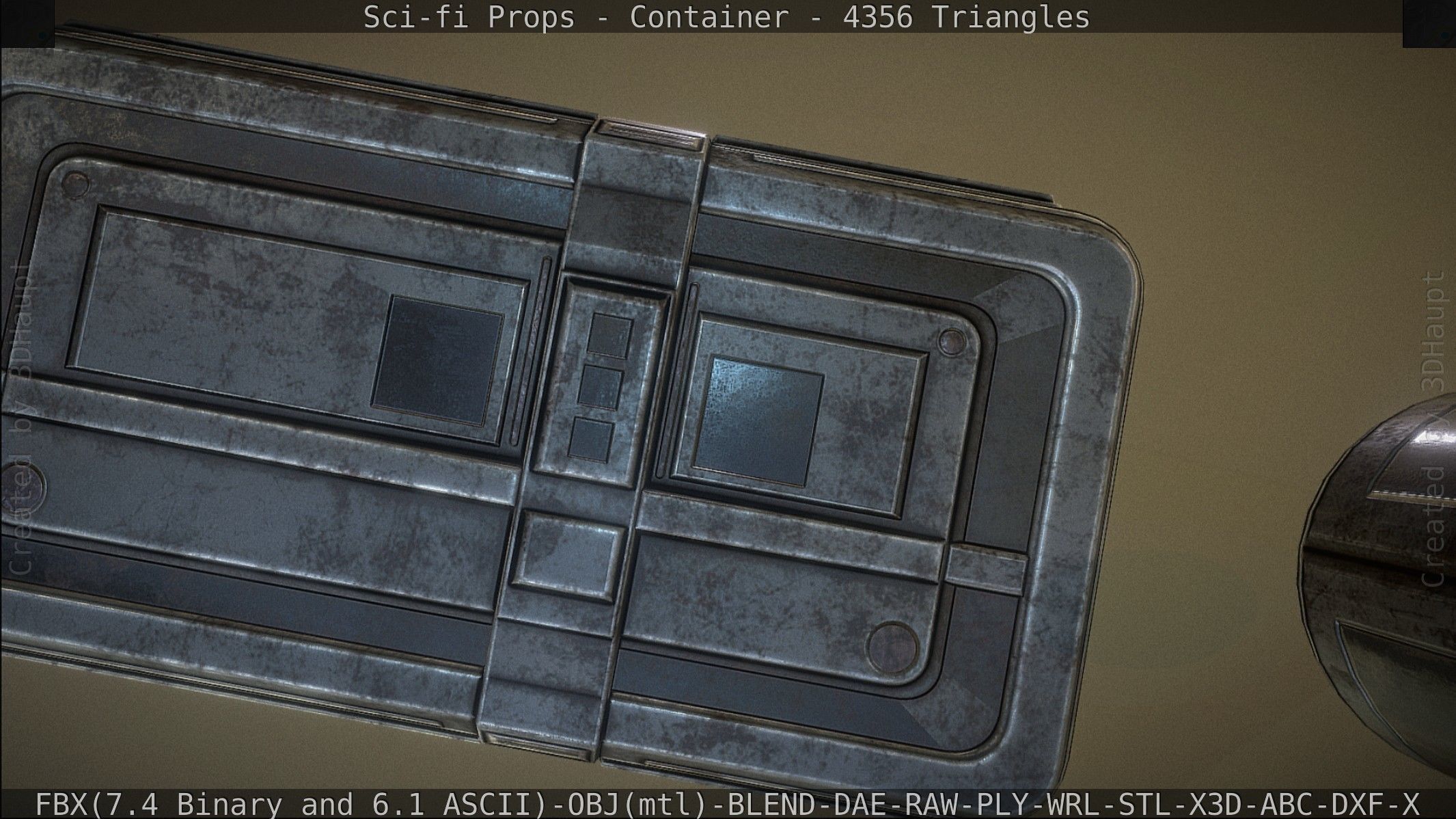 Sci-fi Props Low-poly 3D model_85