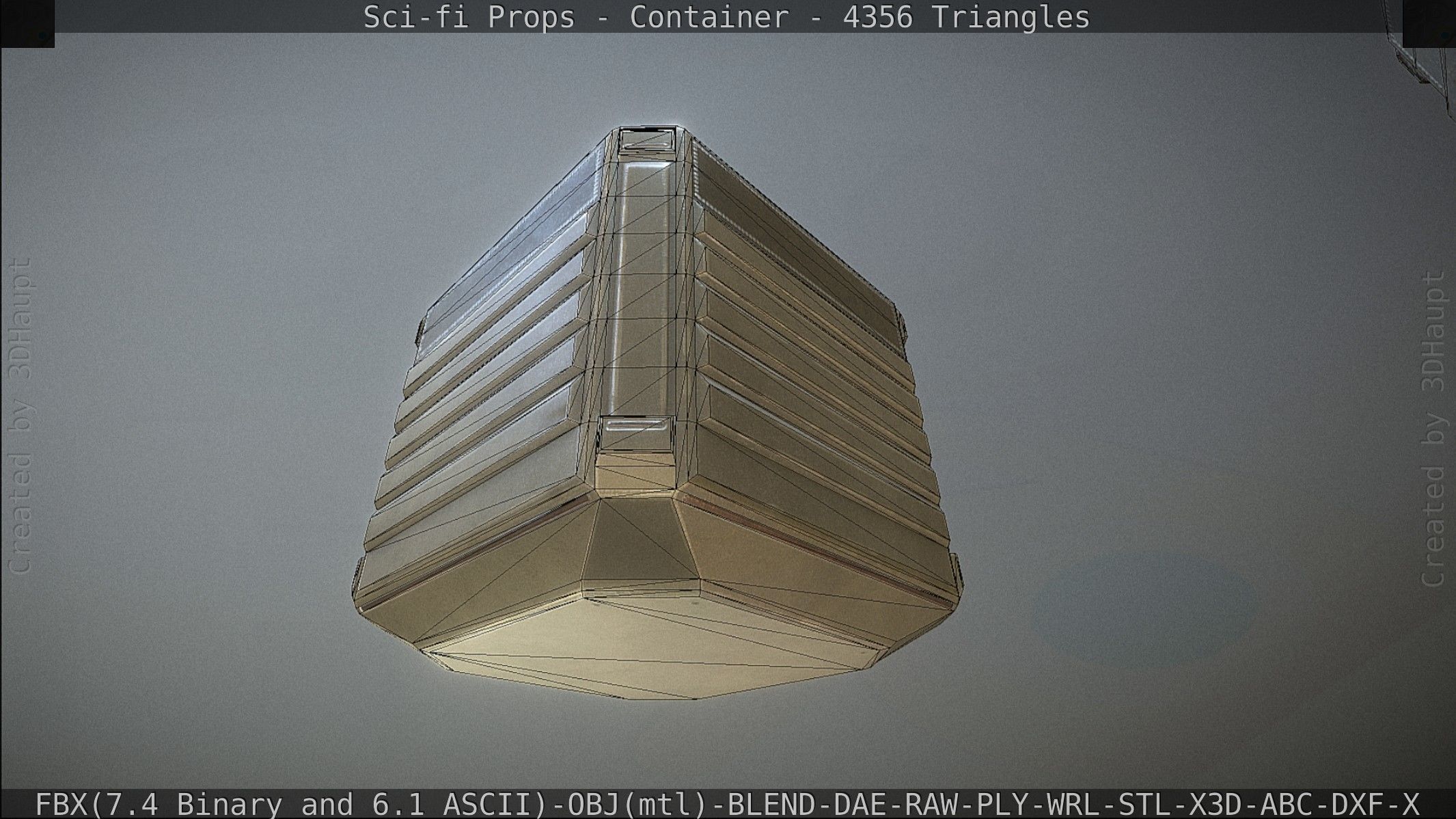 Sci-fi Props Low-poly 3D model_211