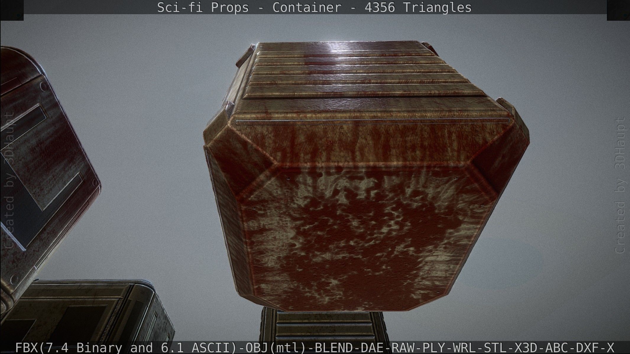 Sci-fi Props Low-poly 3D model_139