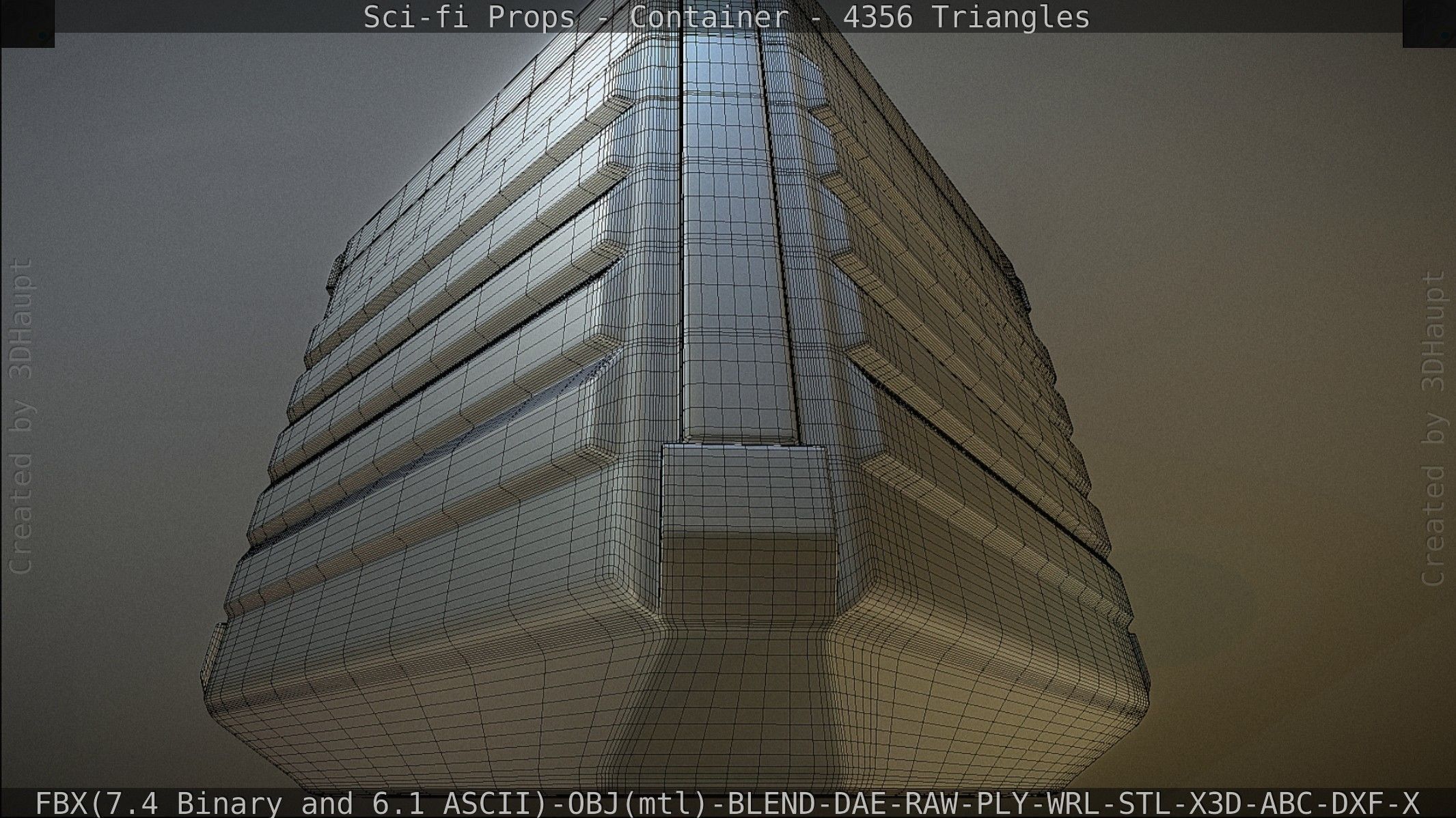 Sci-fi Props Low-poly 3D model_176