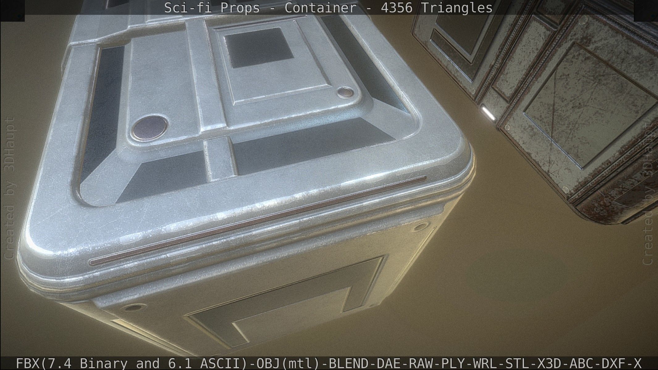 Sci-fi Props Low-poly 3D model_25