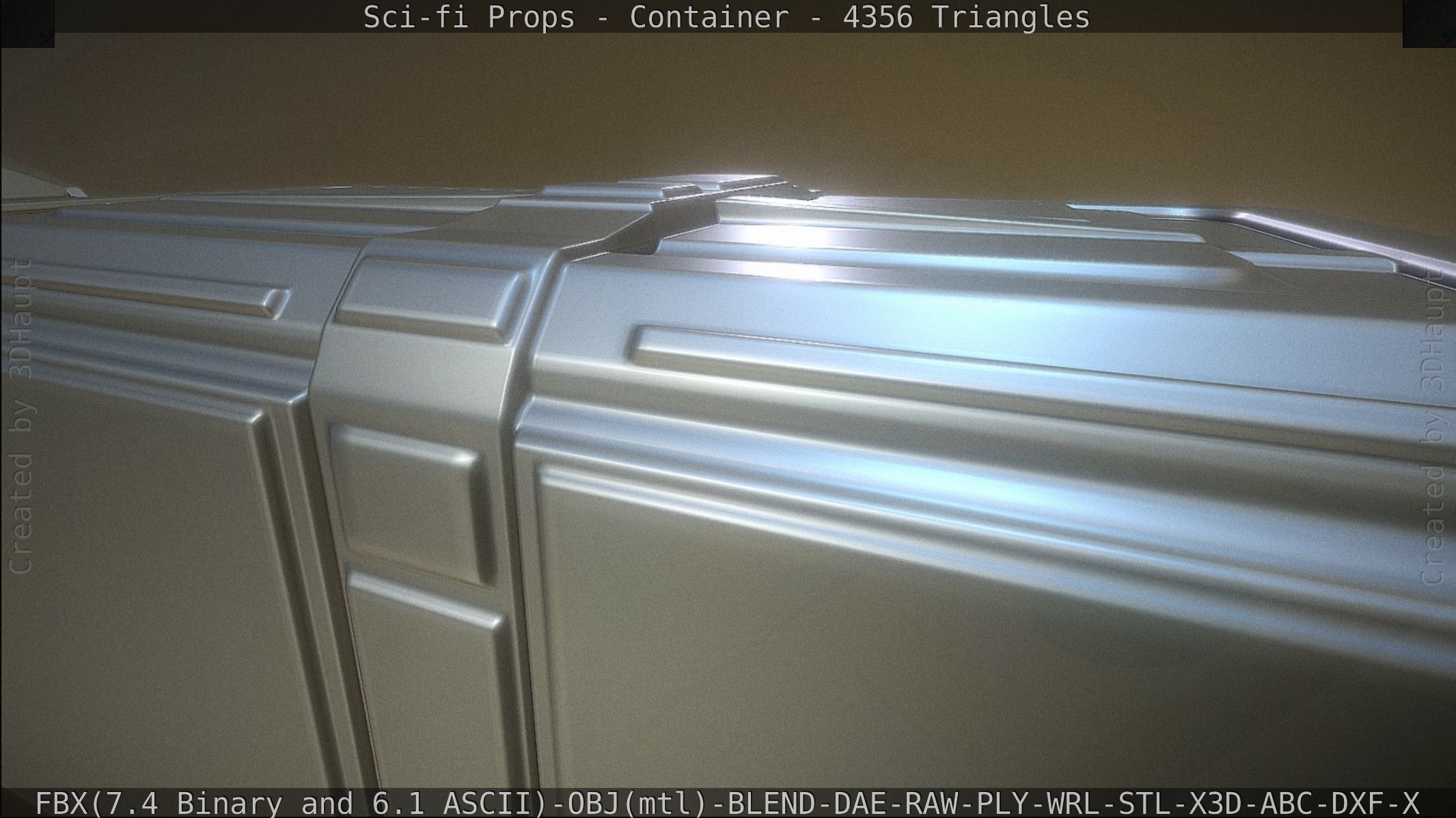 Sci-fi Props Low-poly 3D model_152