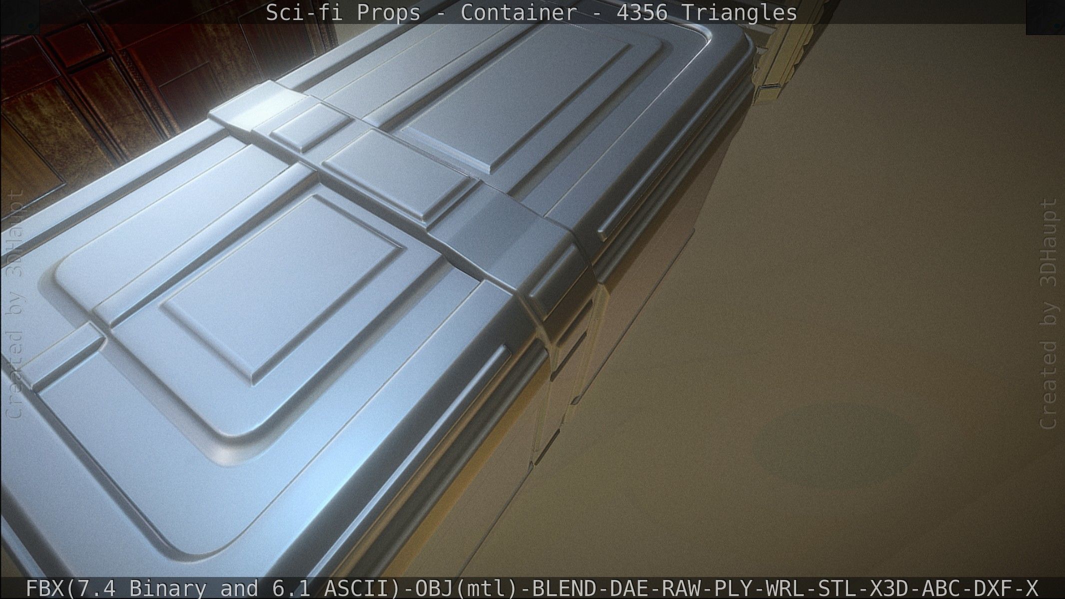 Sci-fi Props Low-poly 3D model_155