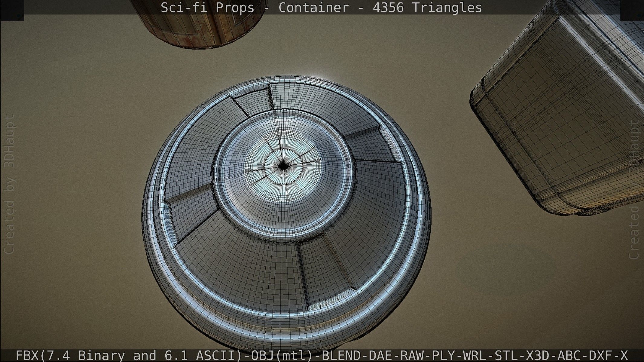 Sci-fi Props Low-poly 3D model_180