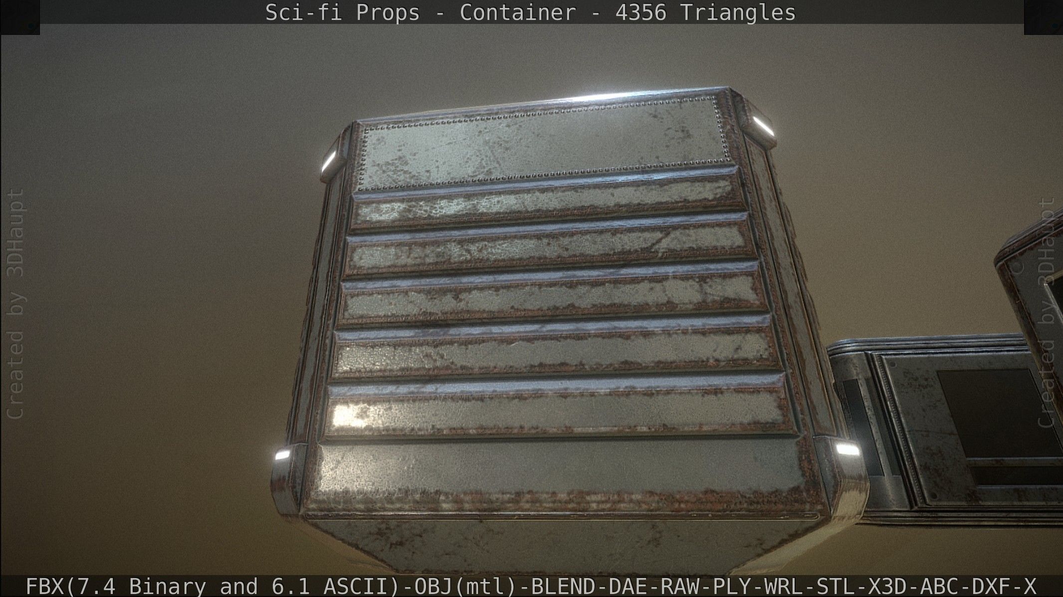 Sci-fi Props Low-poly 3D model_65