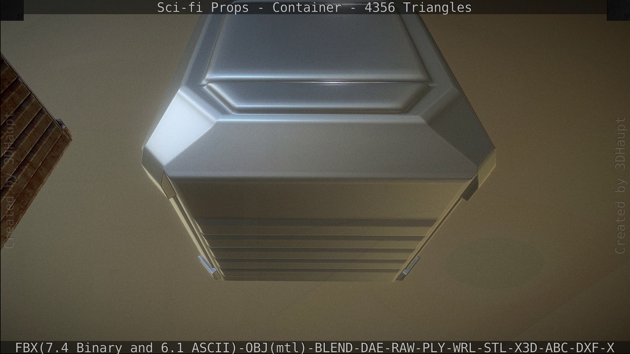 Sci-fi Props Low-poly 3D model_144