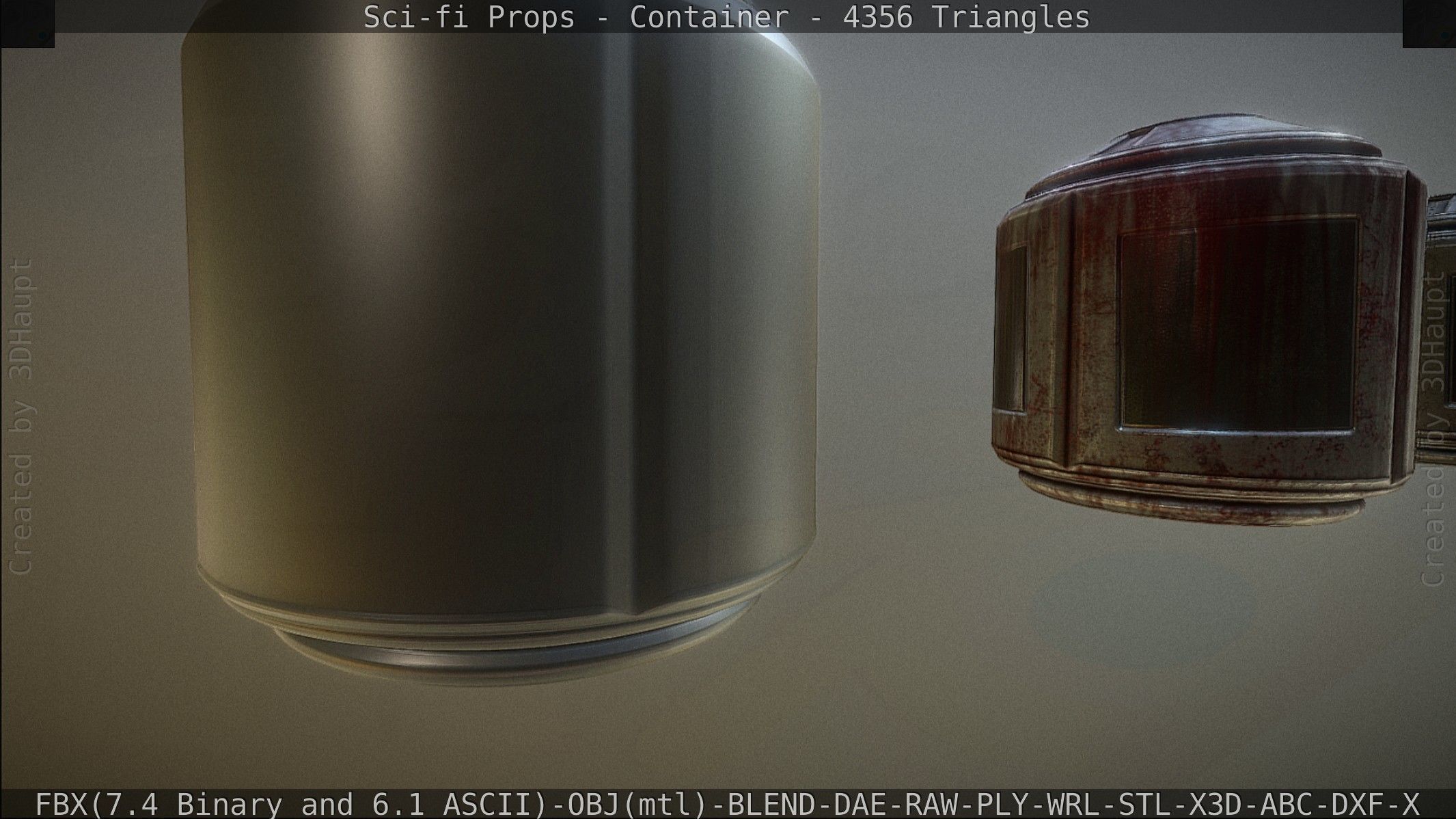 Sci-fi Props Low-poly 3D model_160