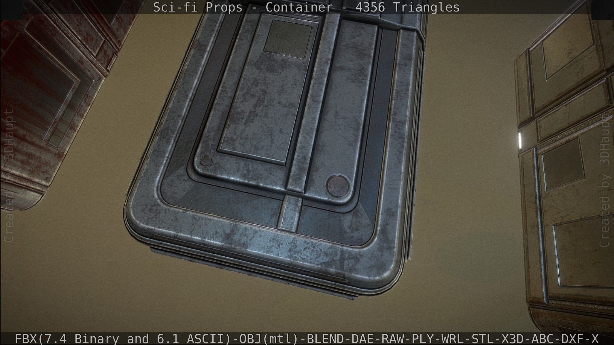 Sci-fi Props Low-poly 3D model_83