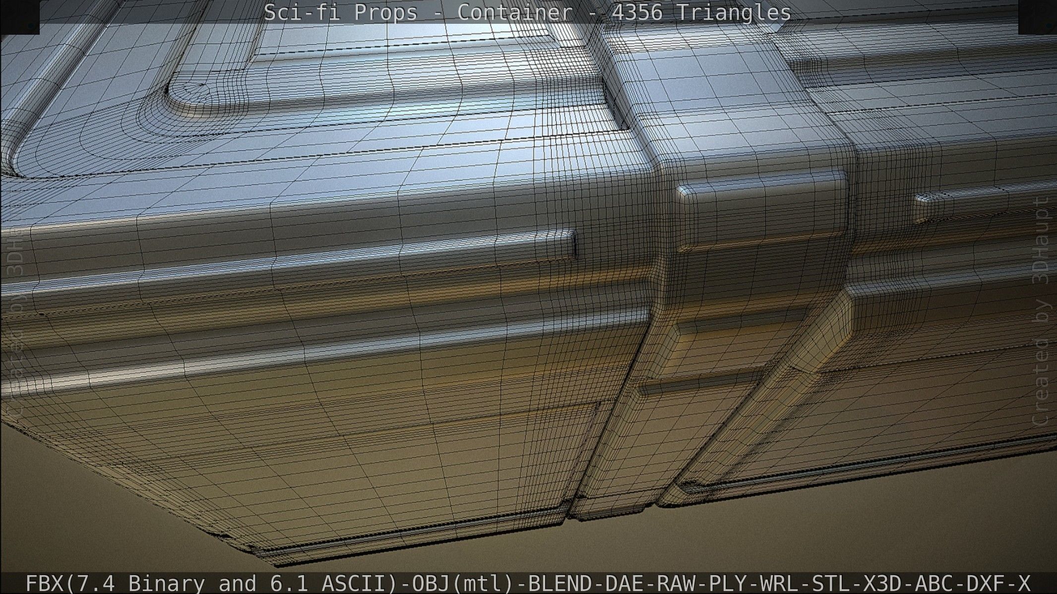 Sci-fi Props Low-poly 3D model_167