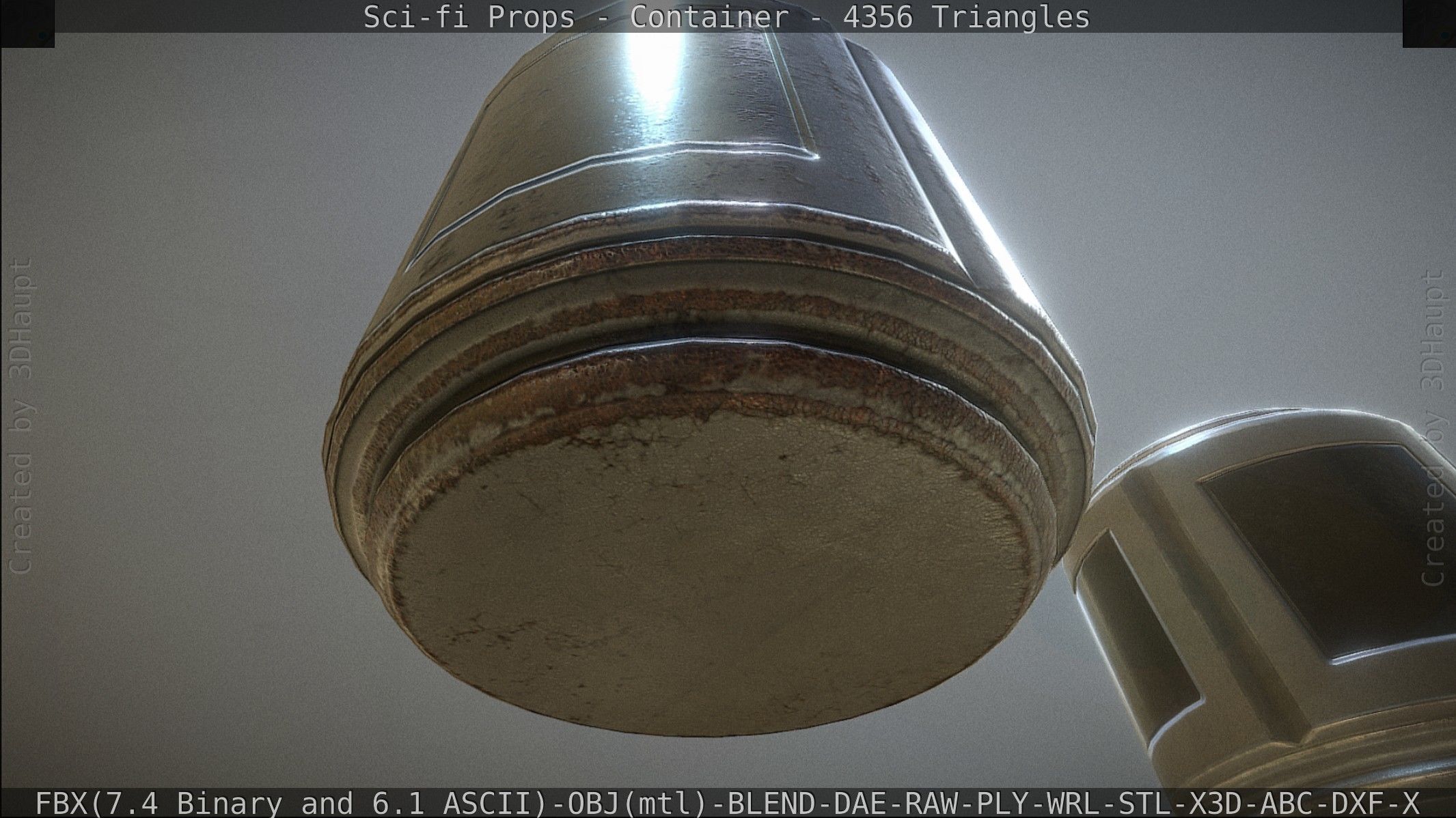 Sci-fi Props Low-poly 3D model_43