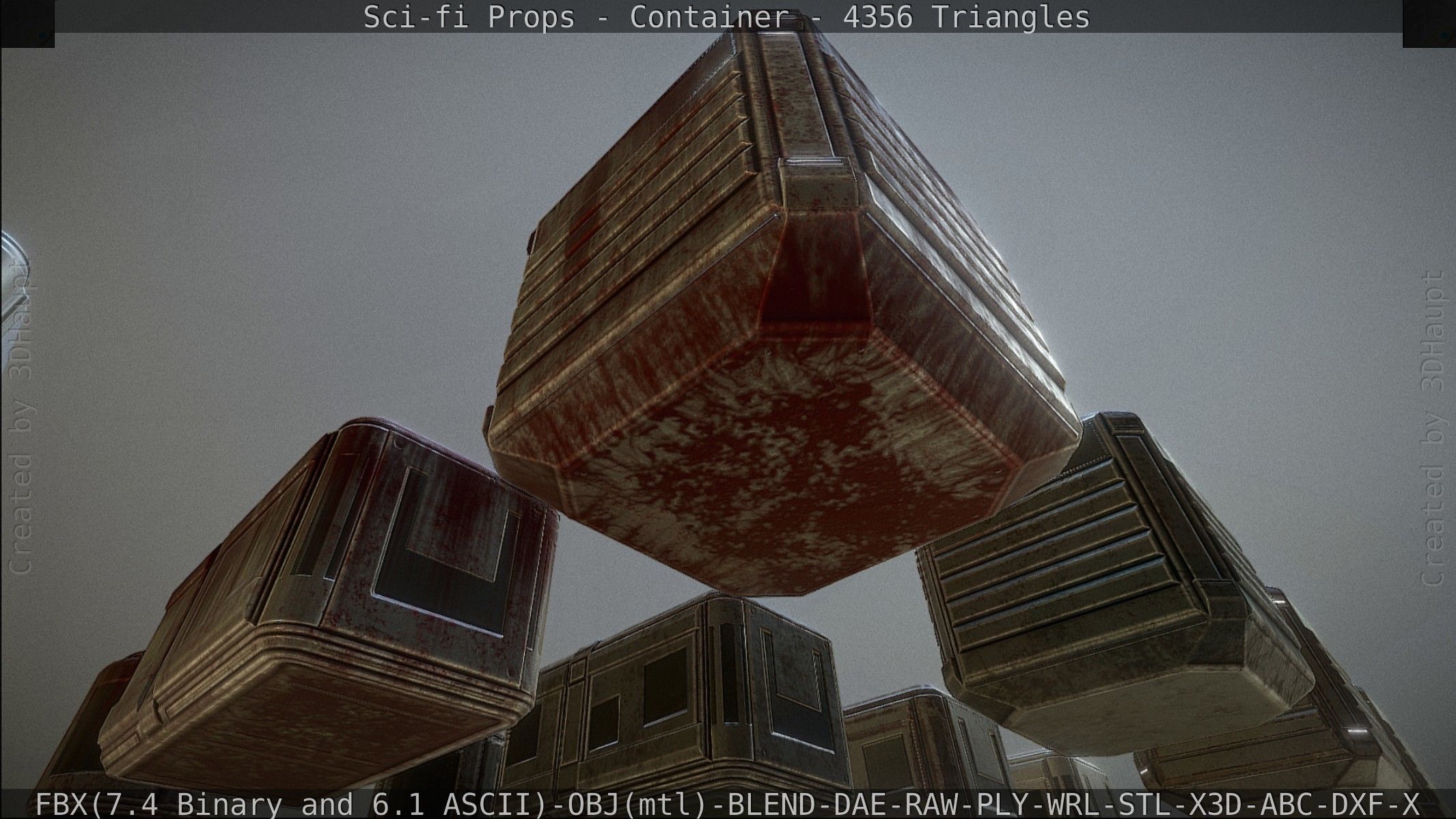 Sci-fi Props Low-poly 3D model_137