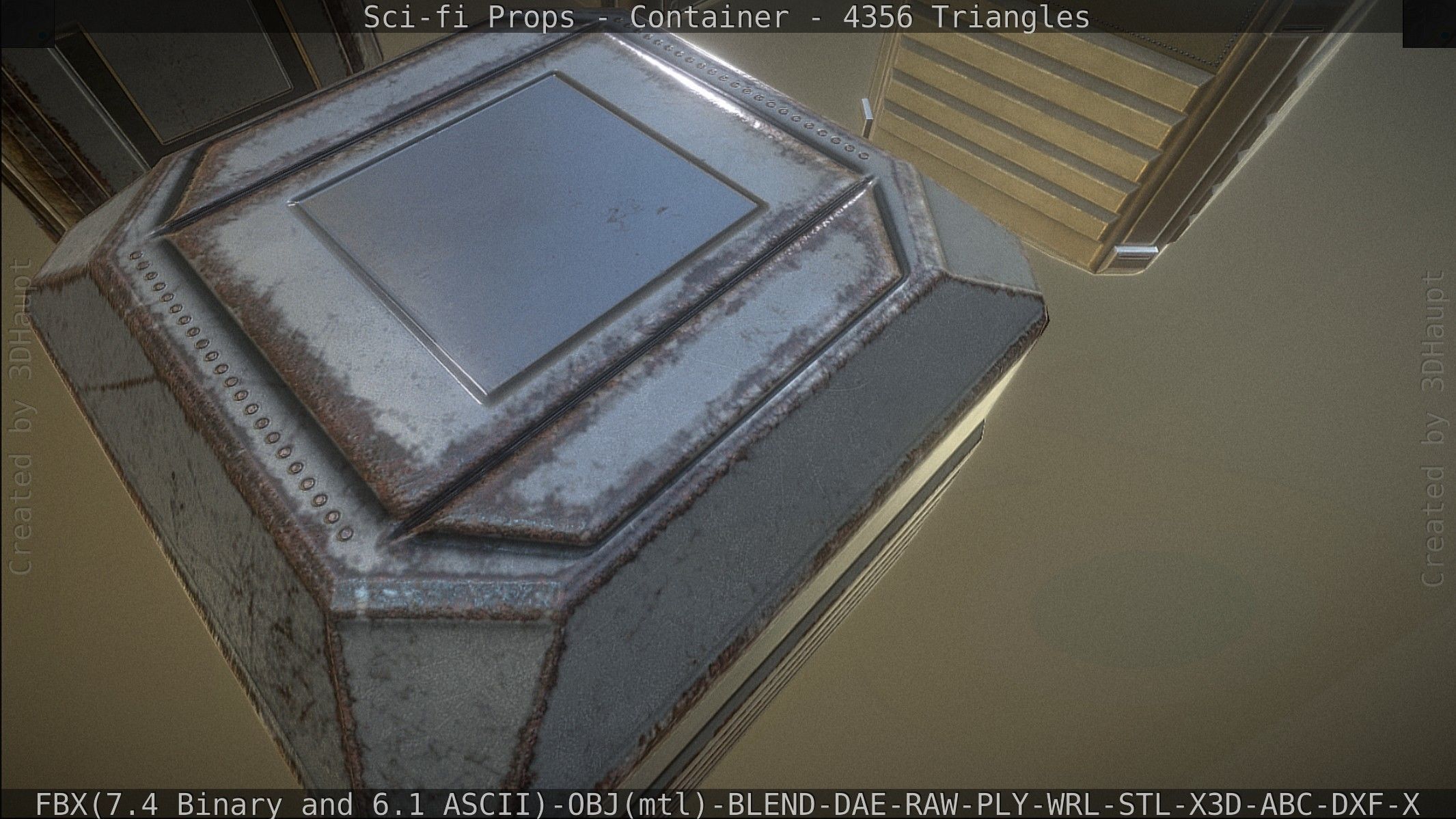 Sci-fi Props Low-poly 3D model_72