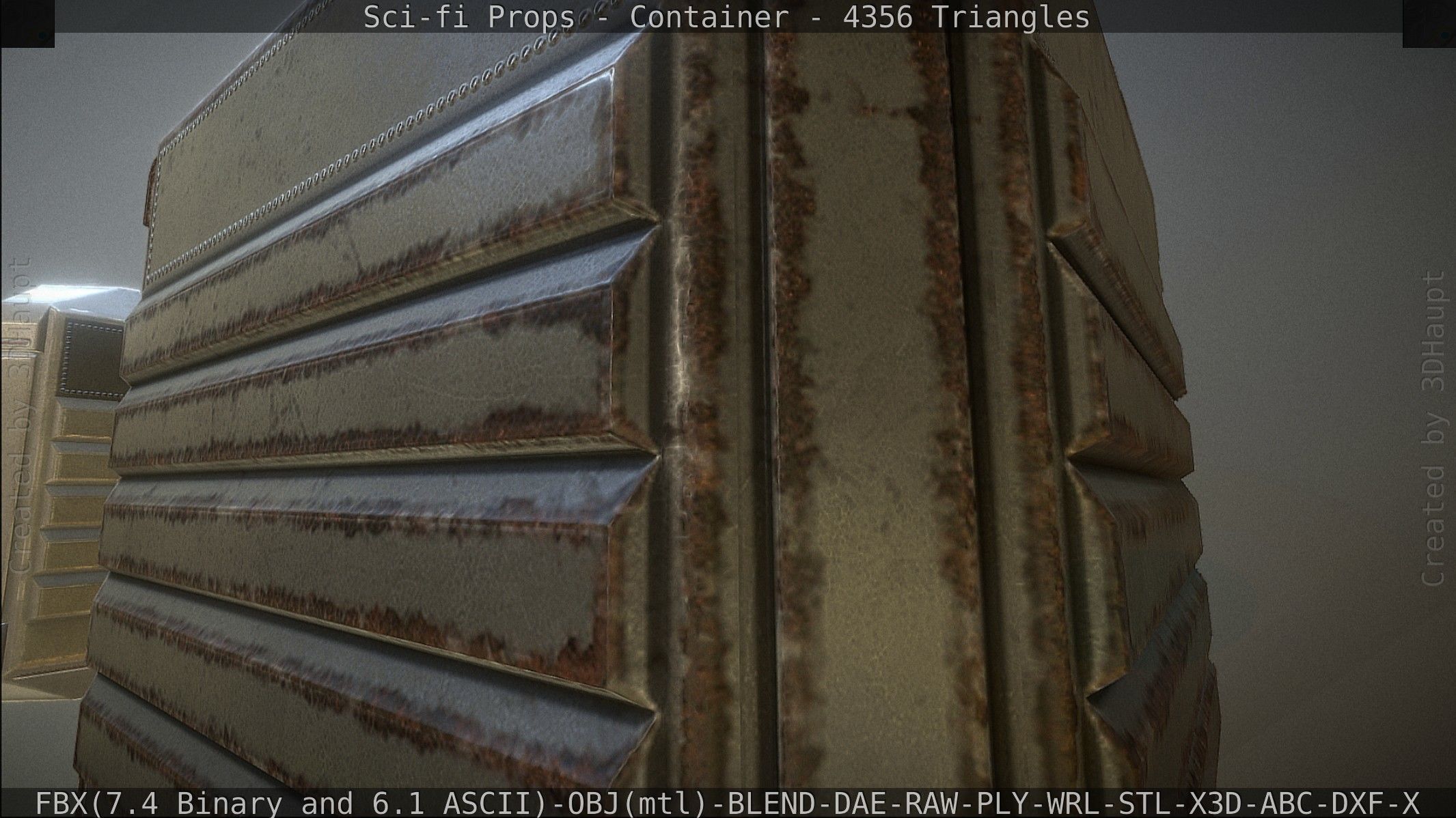 Sci-fi Props Low-poly 3D model_68