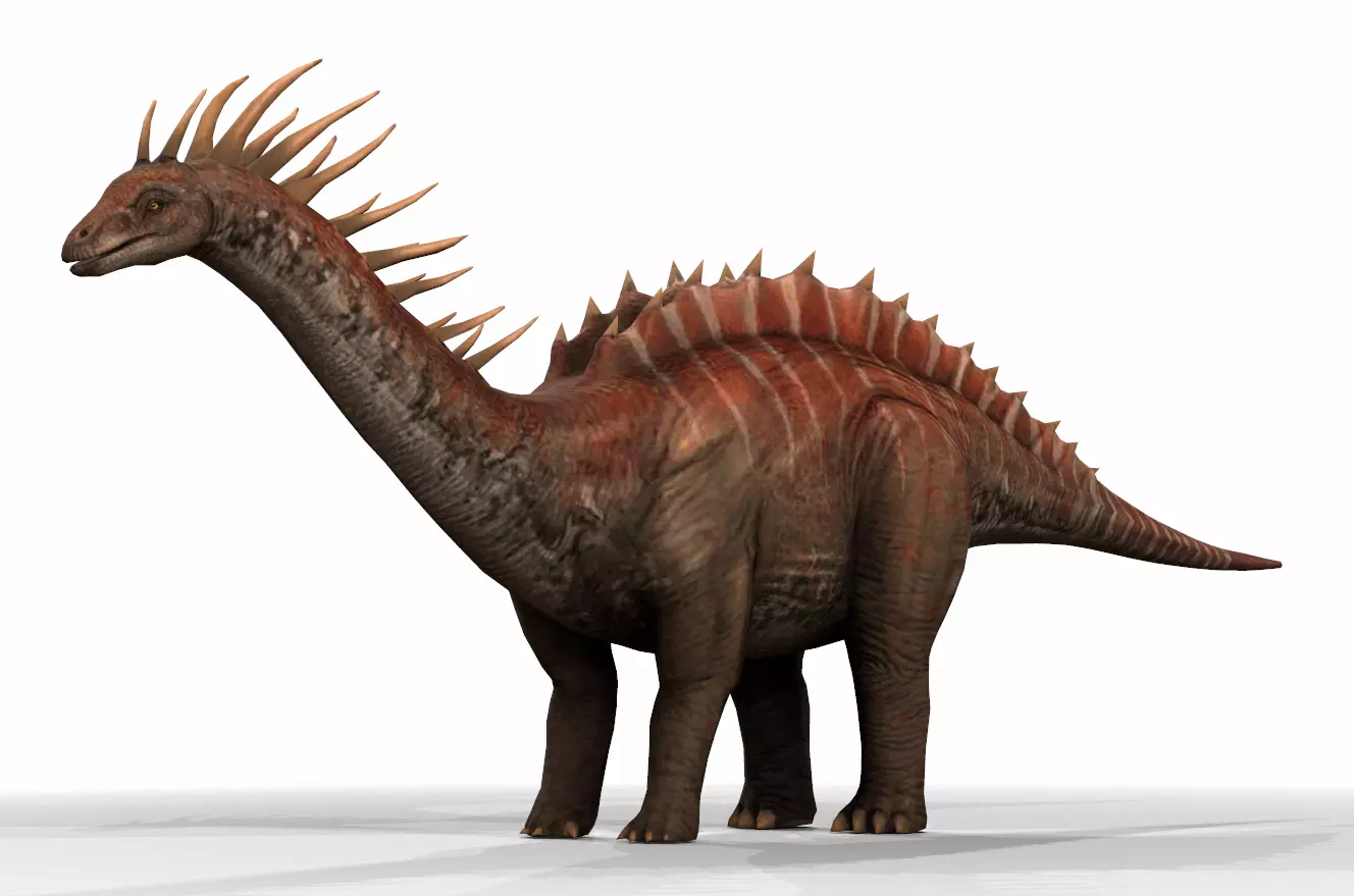 Dinosaur 07 Low-poly 3D model_0