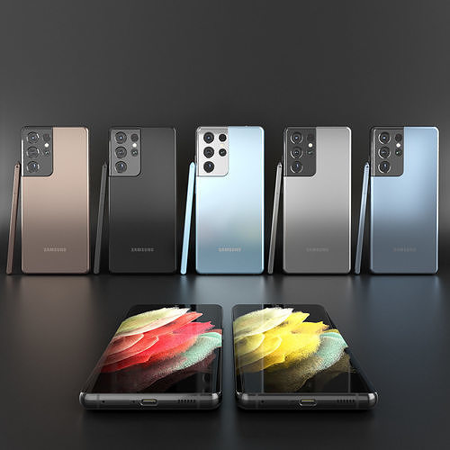 Samsung Galaxy S21 Ultra 3D model
