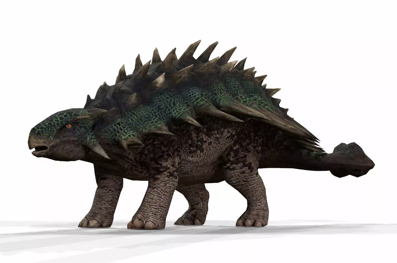 Dinosaur 12 Low-poly 3D model_0