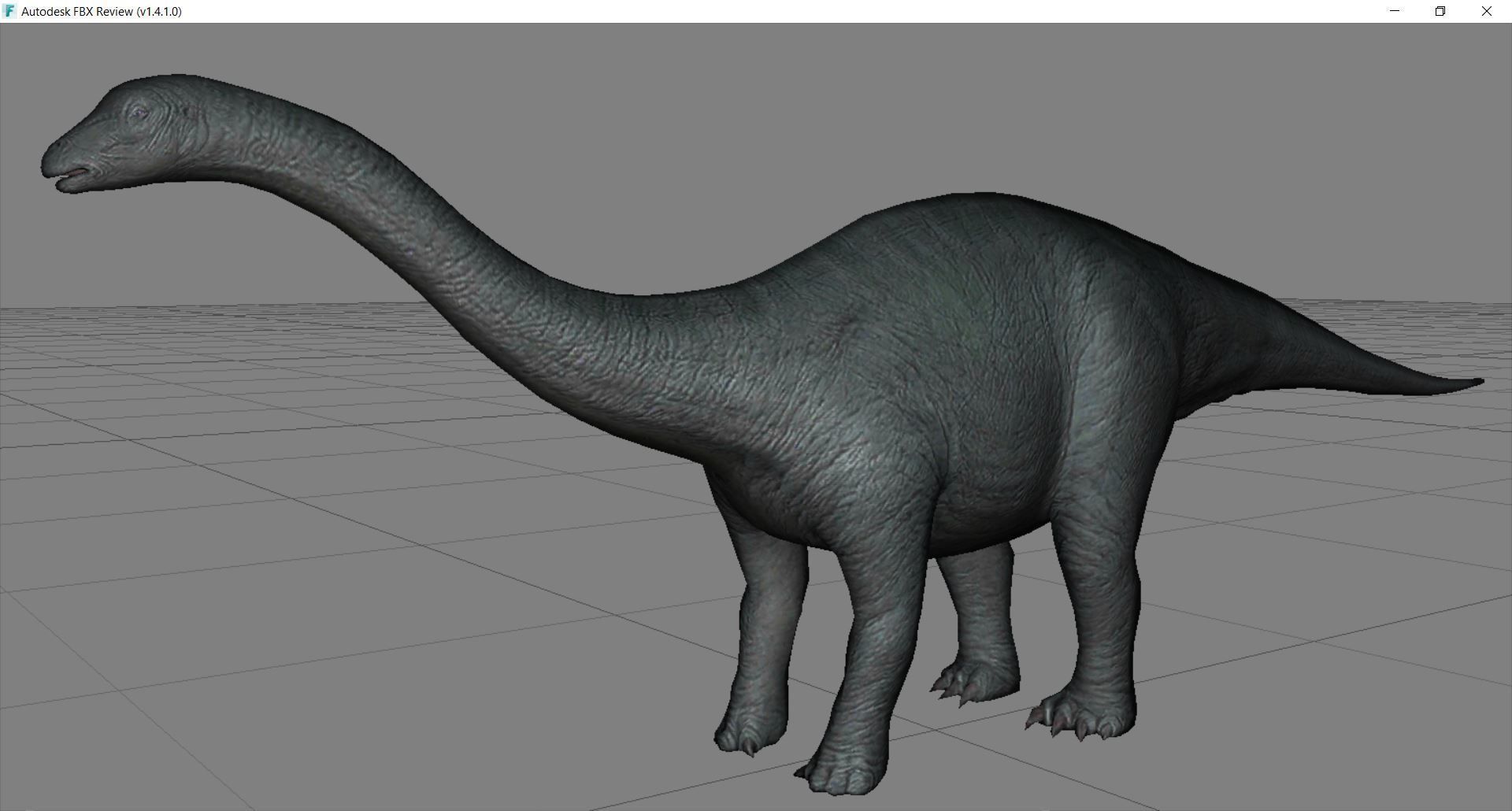 Dinosaur 14 Low-poly 3D model_2