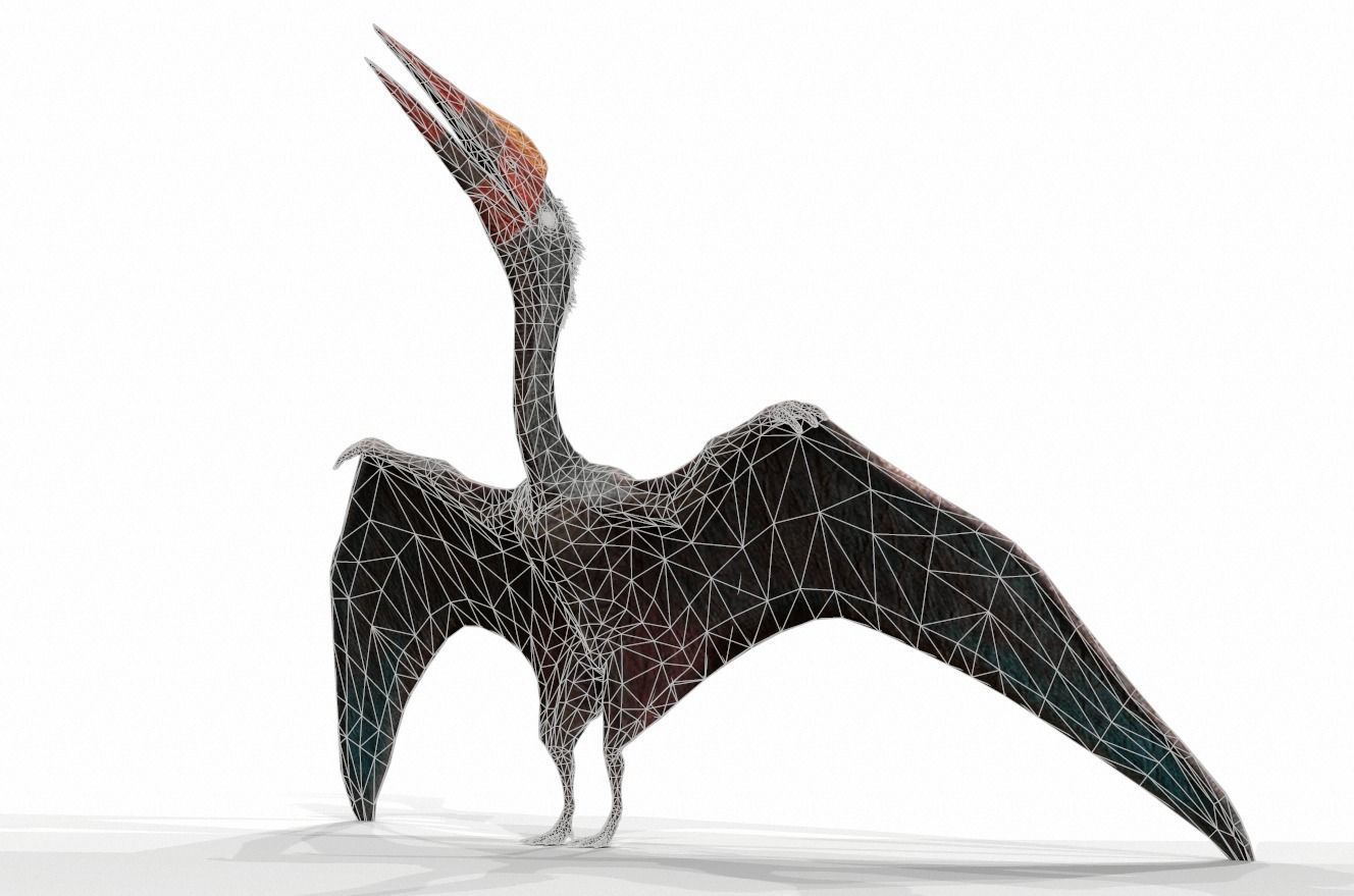 Dinosaur 15 Low-poly 3D model_2