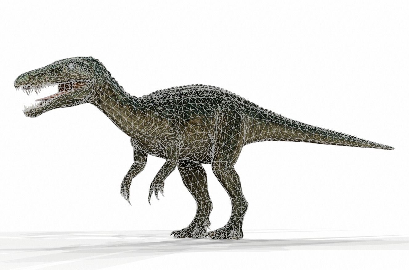 Dinosaur 19 Low-poly 3D model_1