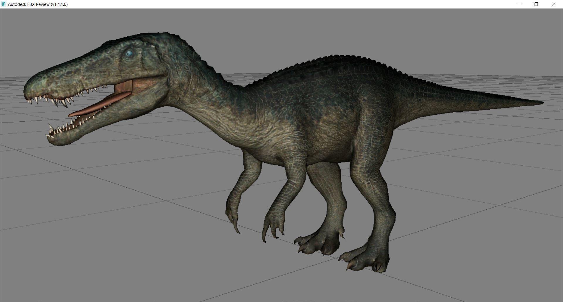 Dinosaur 19 Low-poly 3D model_2
