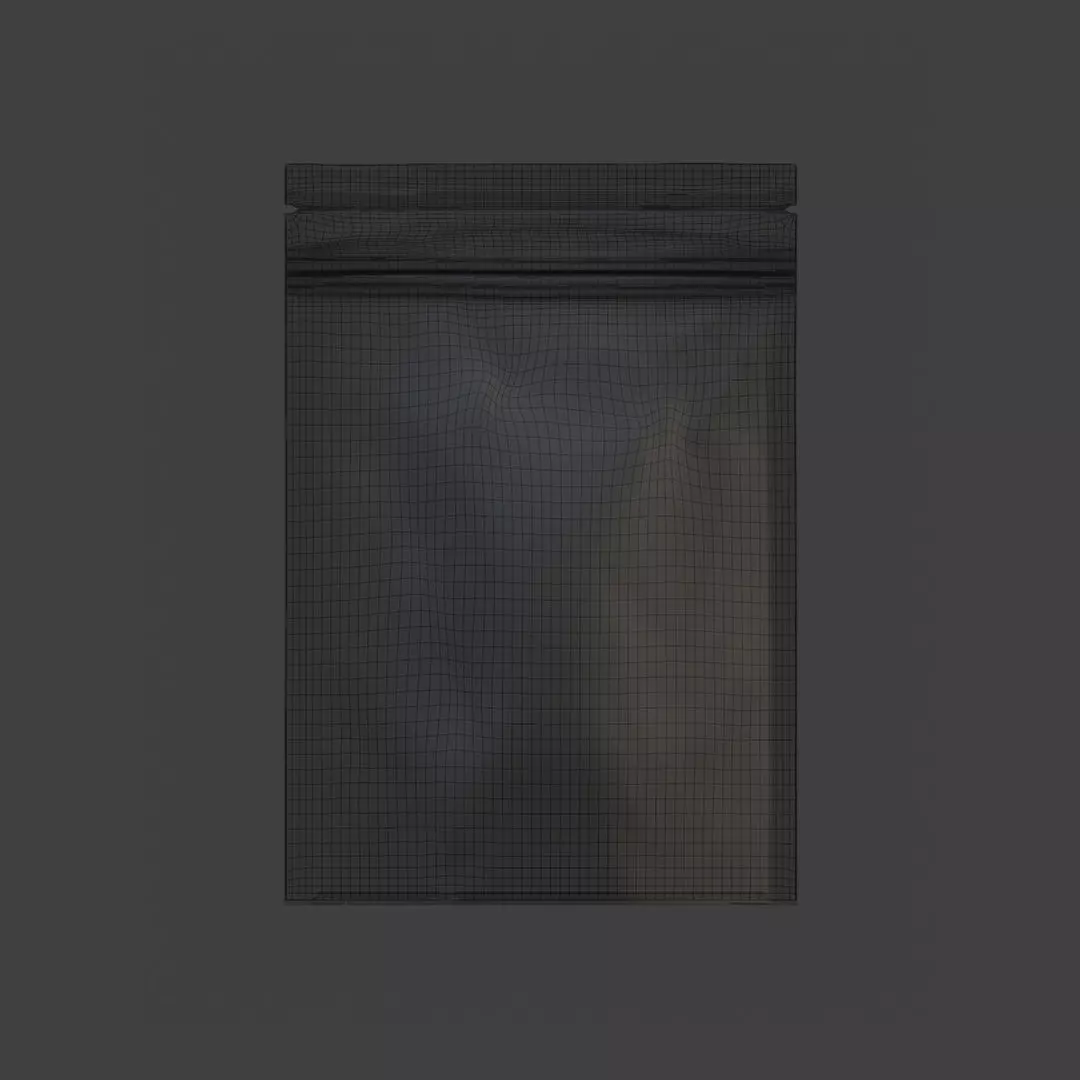 Updated Resealable Food Pouch Coffee Bags 3D model_7
