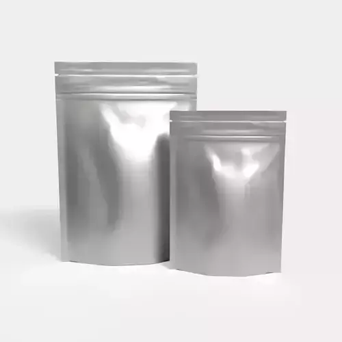 Updated Resealable Food Pouch Coffee Bags 3D model 3