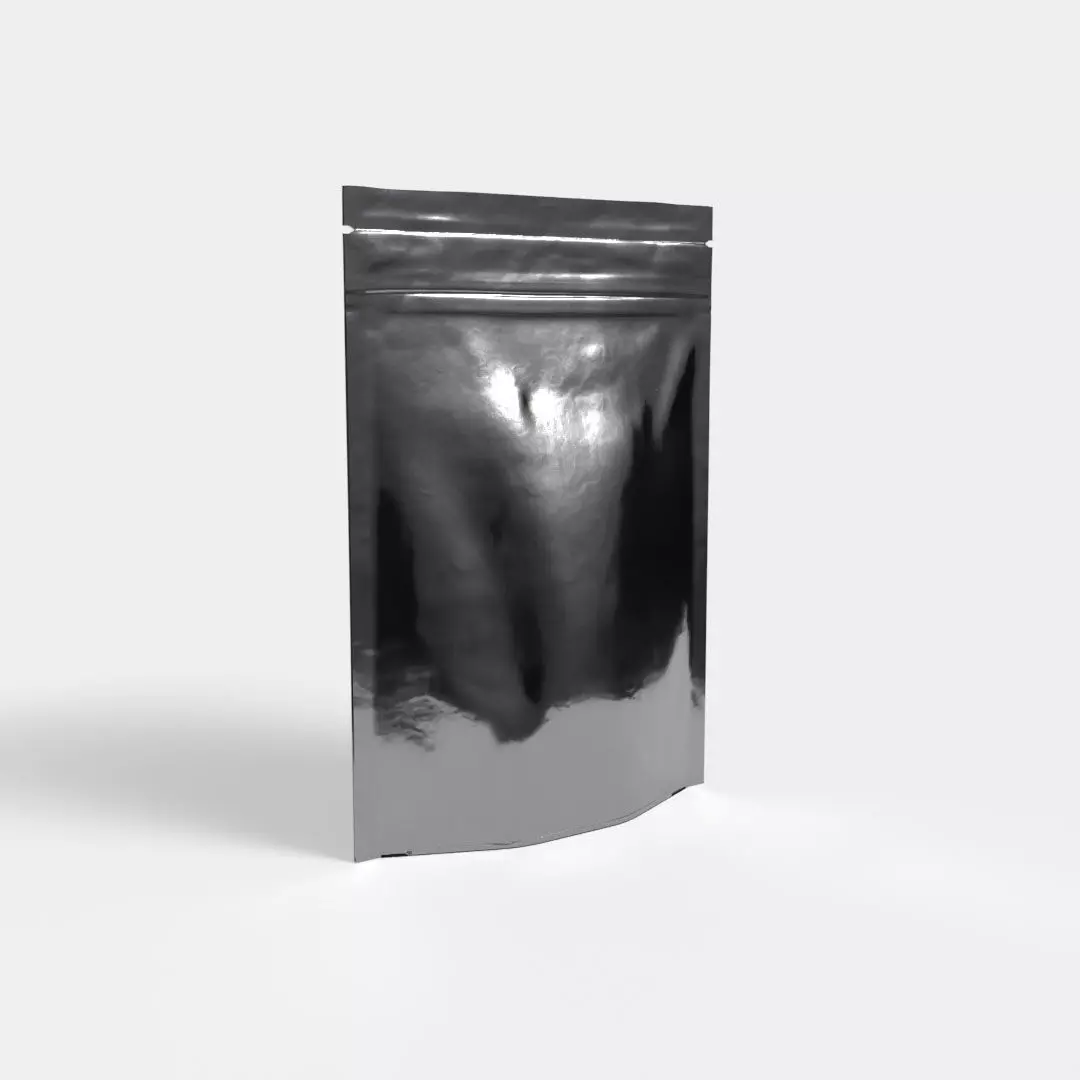 Updated Resealable Food Pouch Coffee Bags 3D model_3