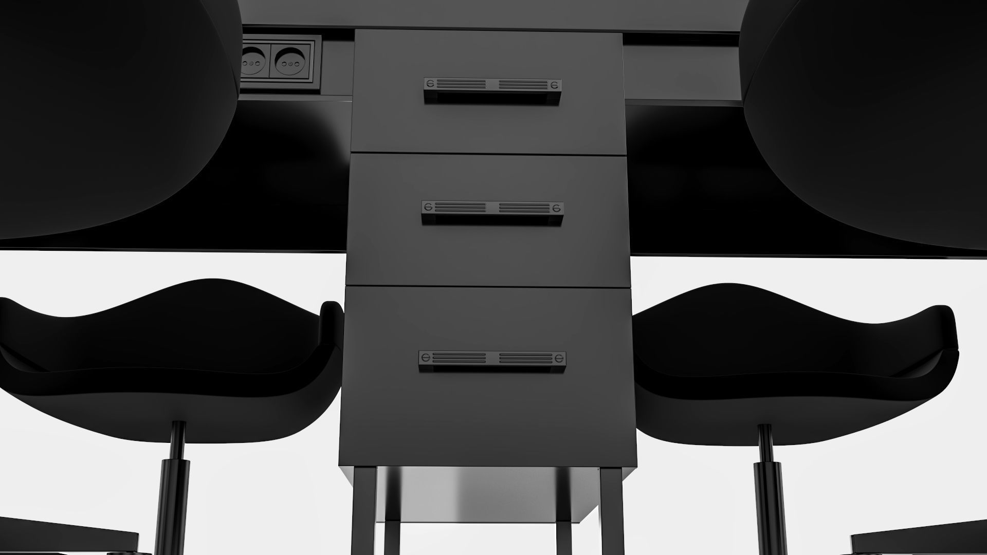 hair table black 3D model_52