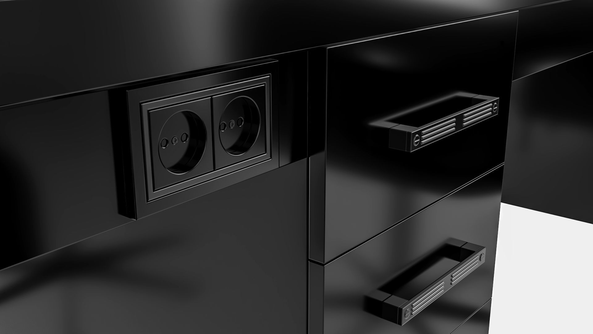 hair table black 3D model_68