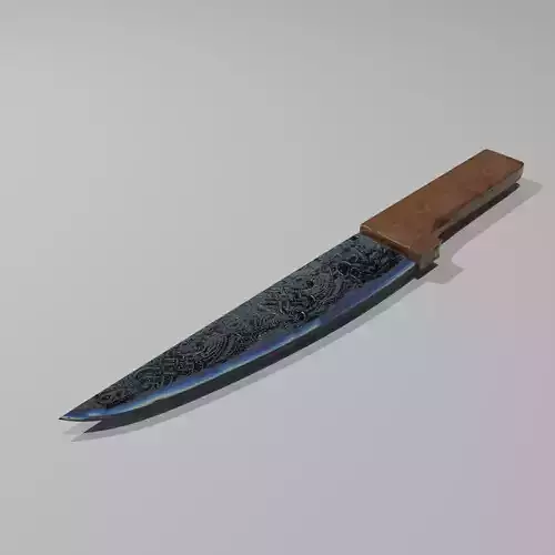 Knife Free low-poly 3D model