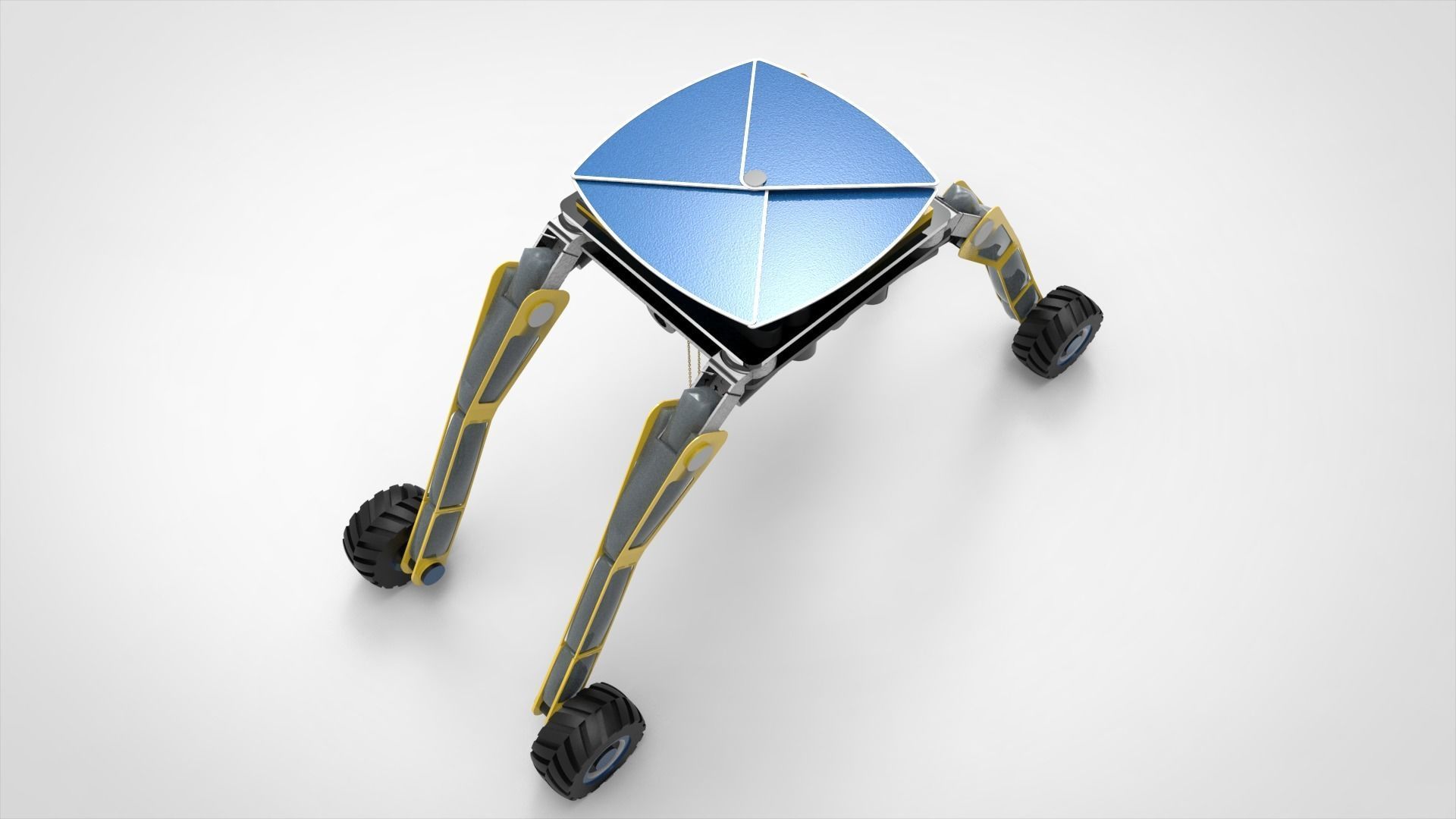 Spaceship Crane Robotic 3D model_12