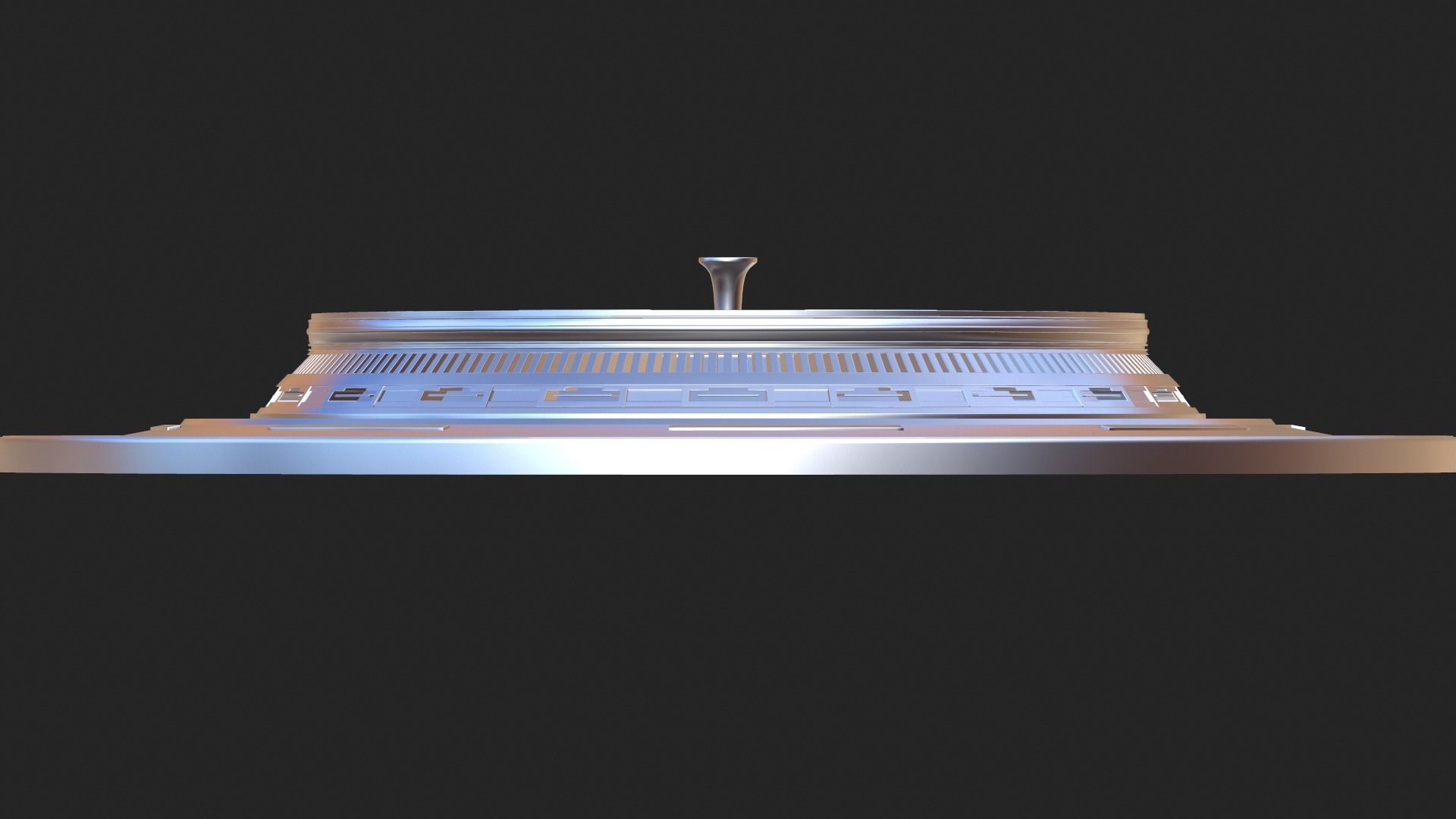 Futuristic podium 3D model_3