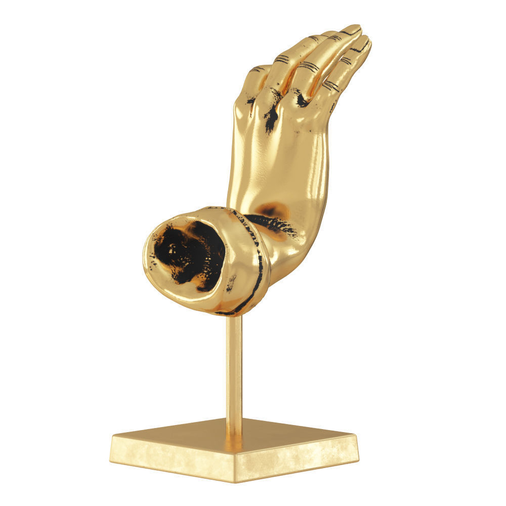 Decorative figurine Hand of Buddha 3D model_4
