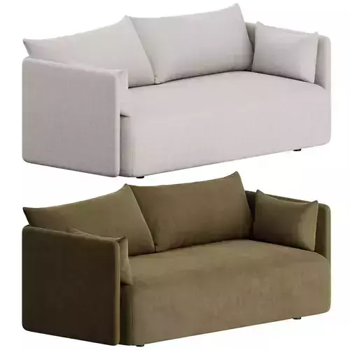 Offset Sofa 2 Seater by Menu