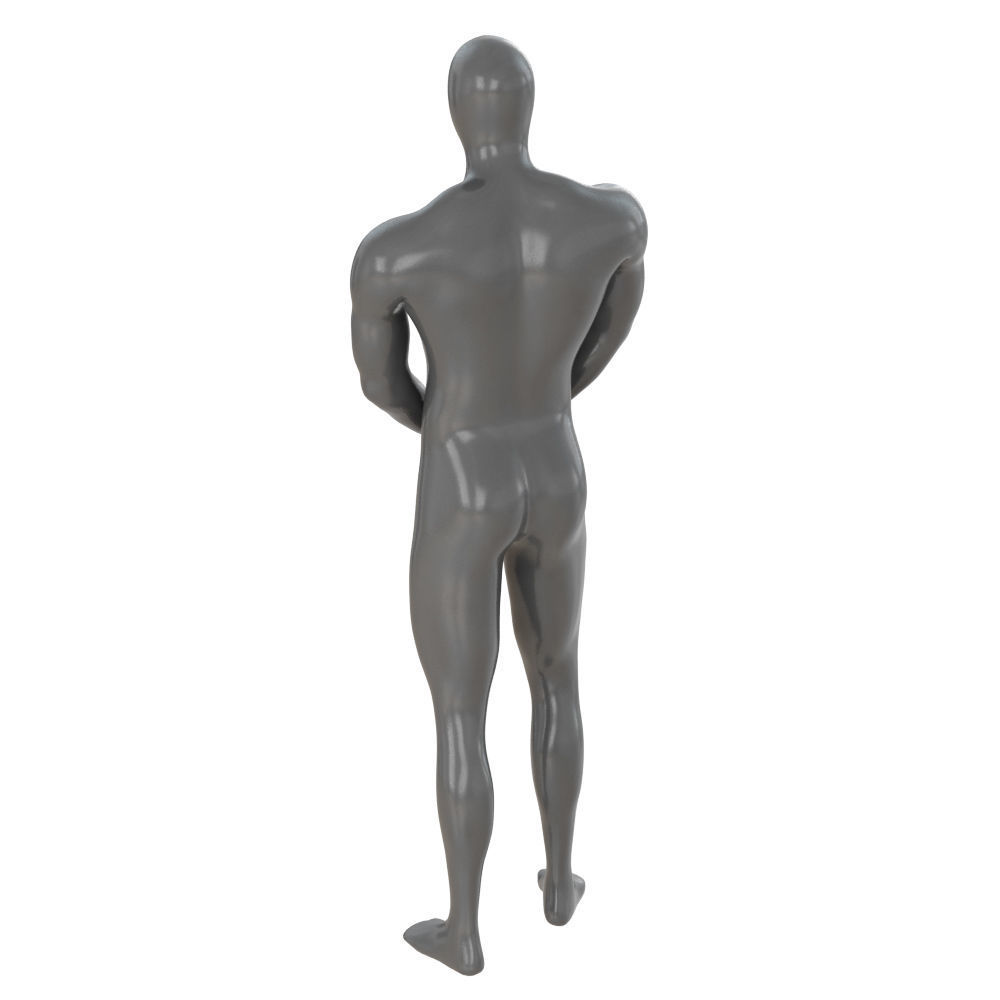 Male abstract mannequin for shop 100 3D model_4