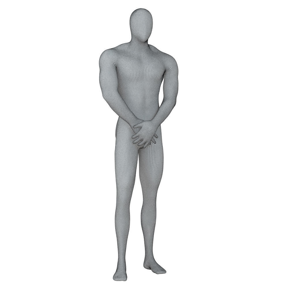 Male abstract mannequin for shop 100 3D model_6