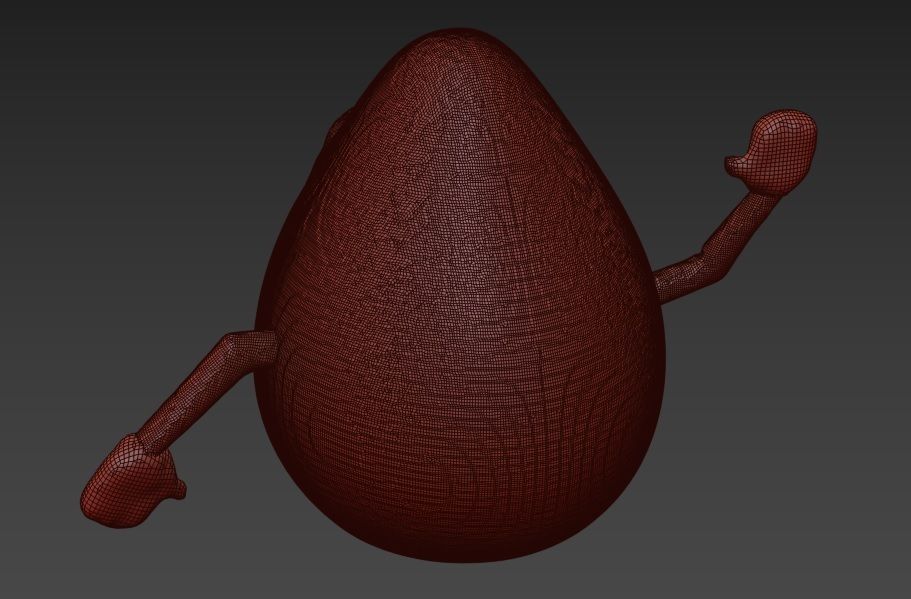 egg man 3D model_7