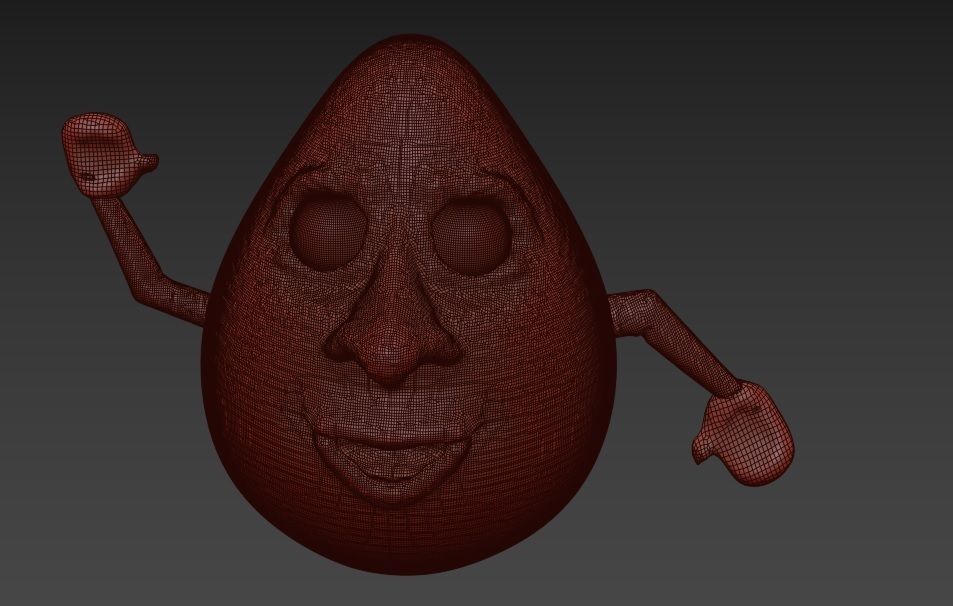 egg man 3D model_6