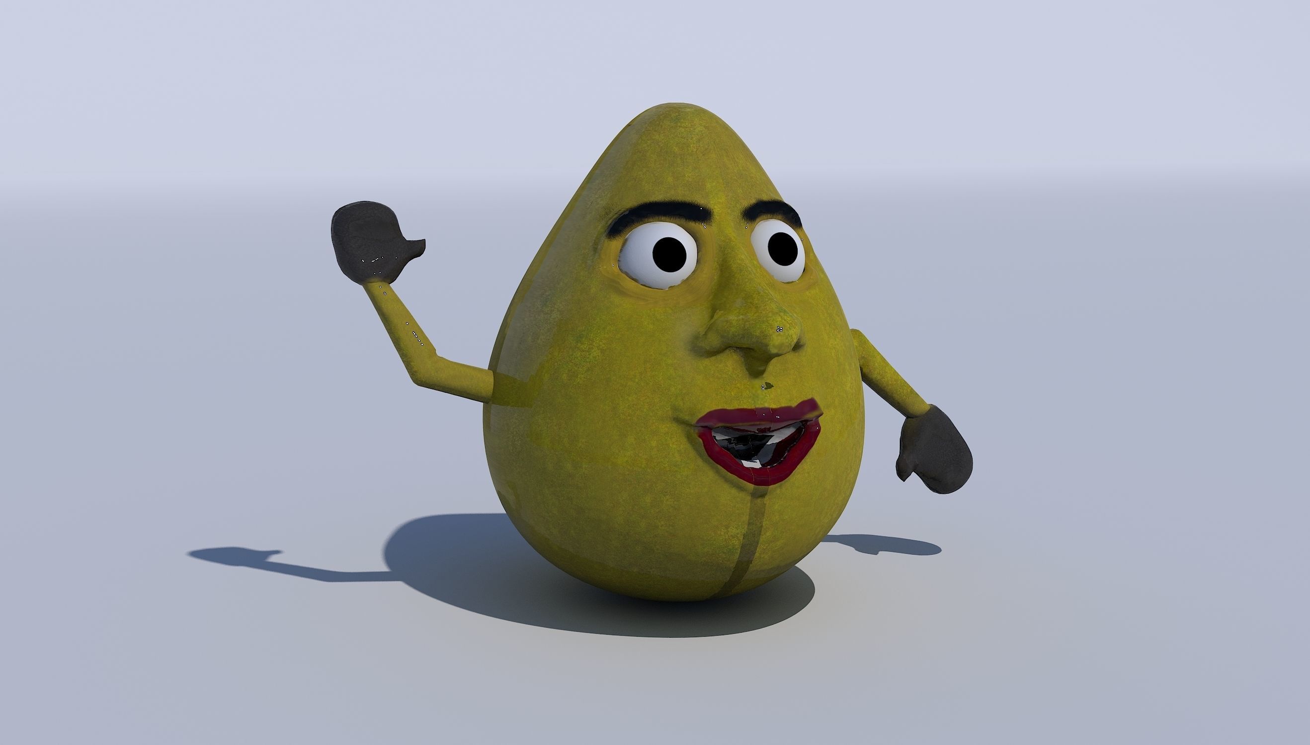 egg man 3D model_2