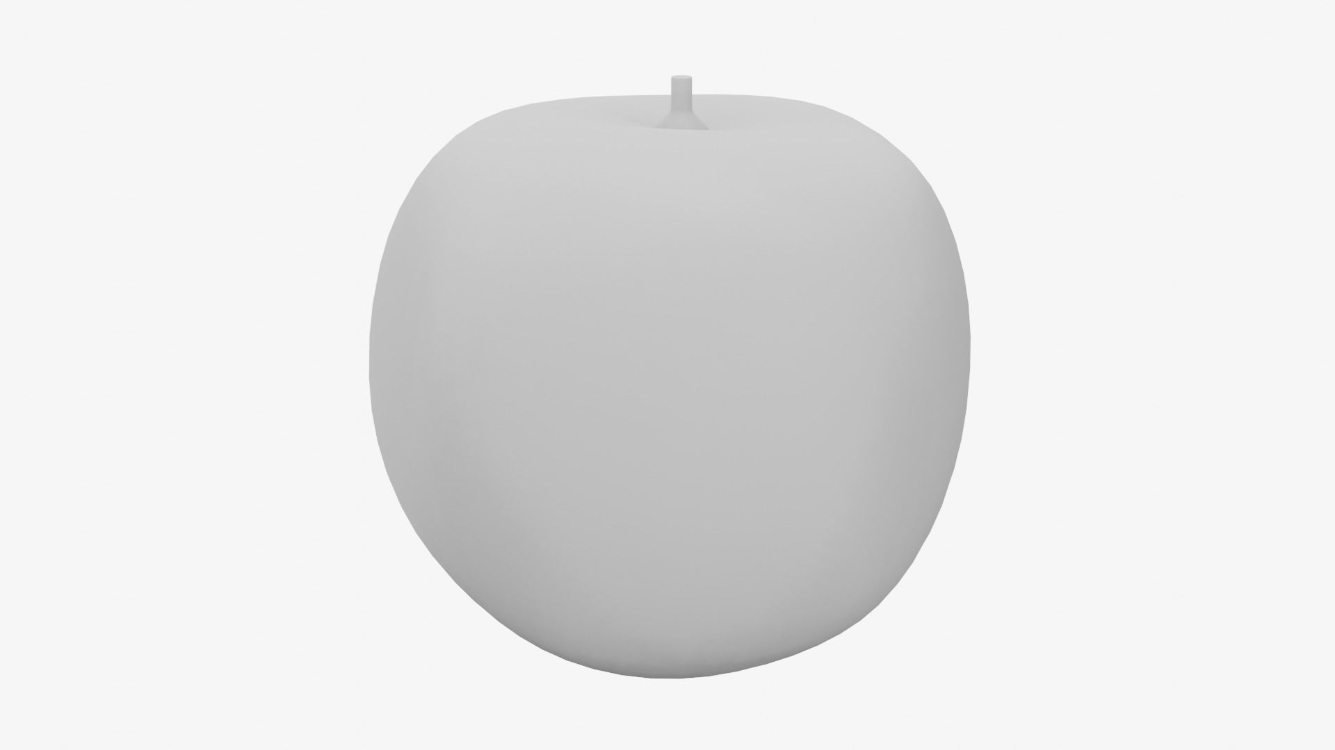 Orange Low-poly 3D model_7